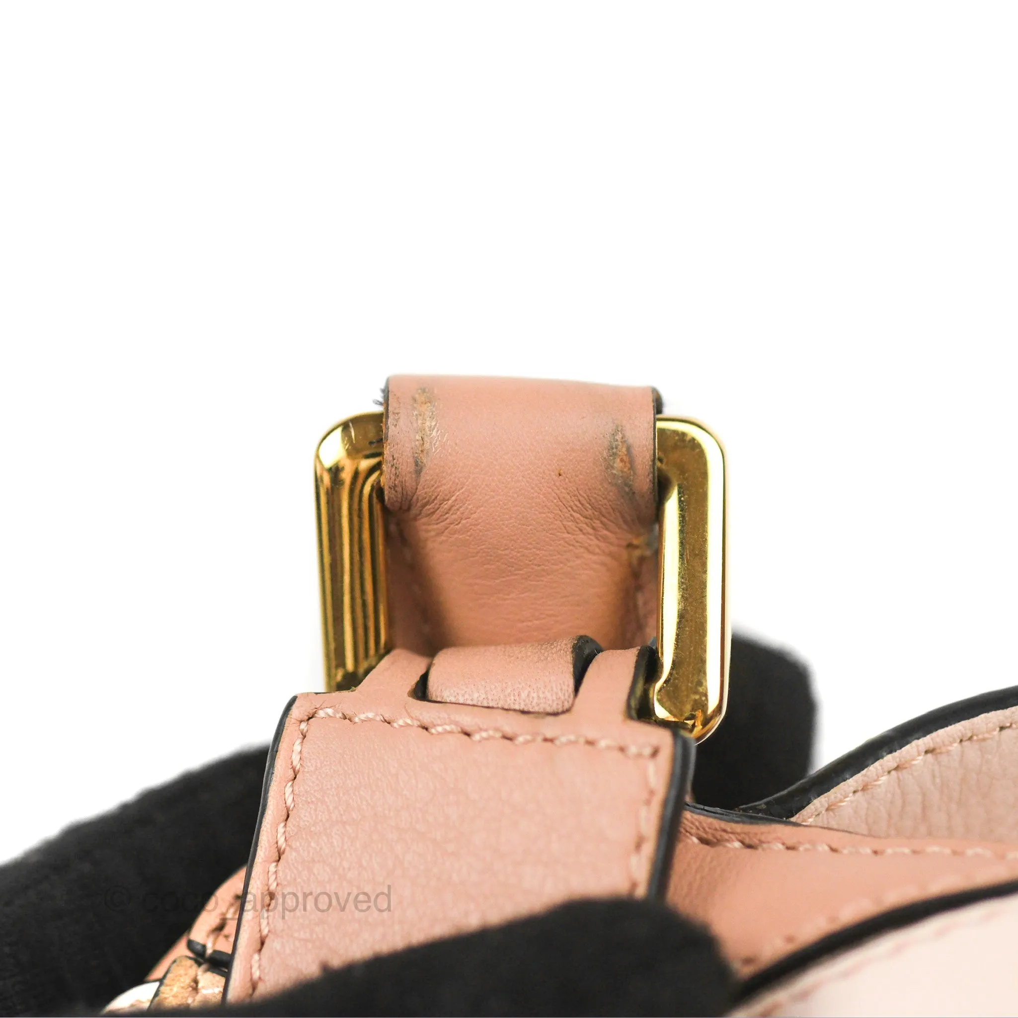 Loewe Small Puzzle Bag Blush Suede Calfskin