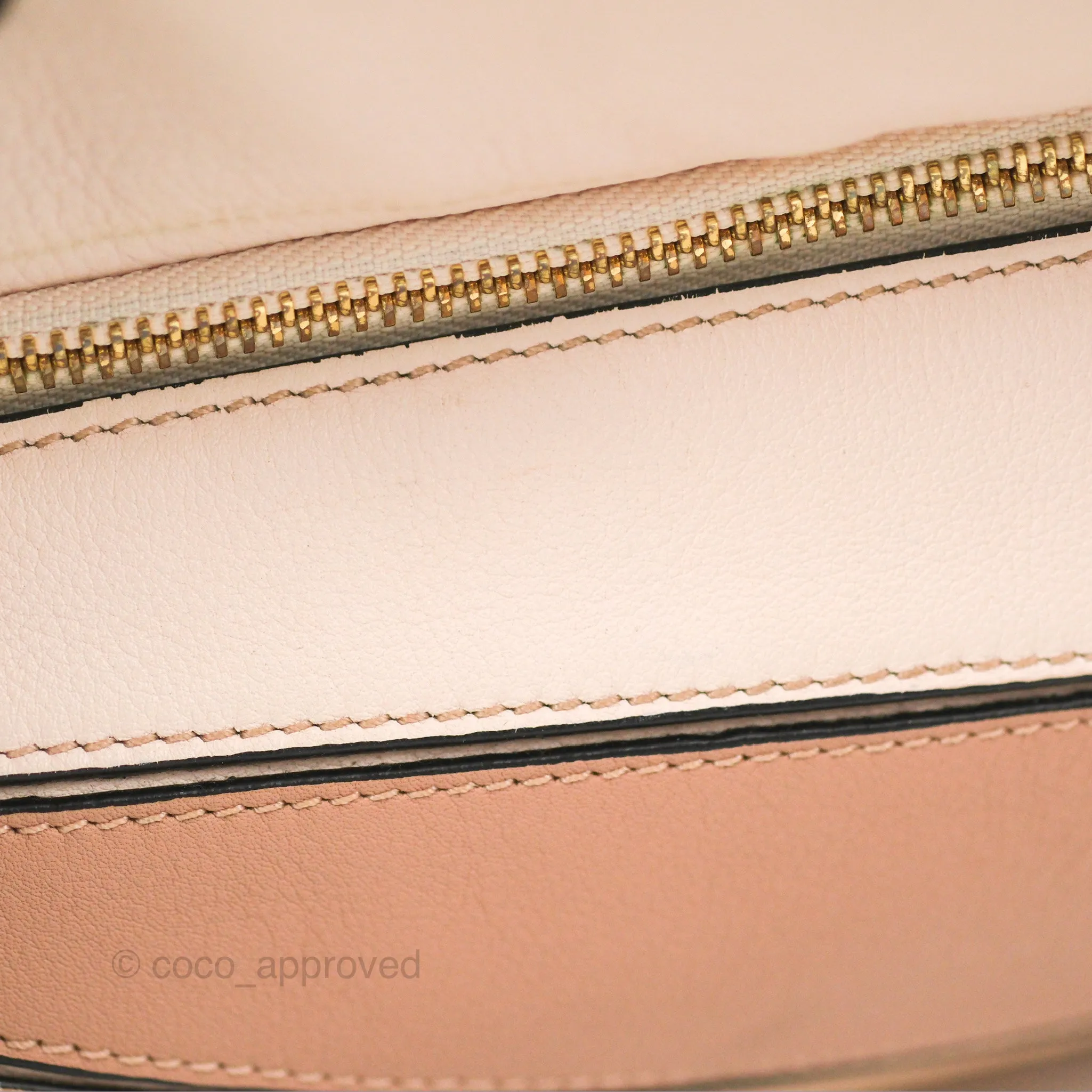 Loewe Small Puzzle Bag Blush Suede Calfskin