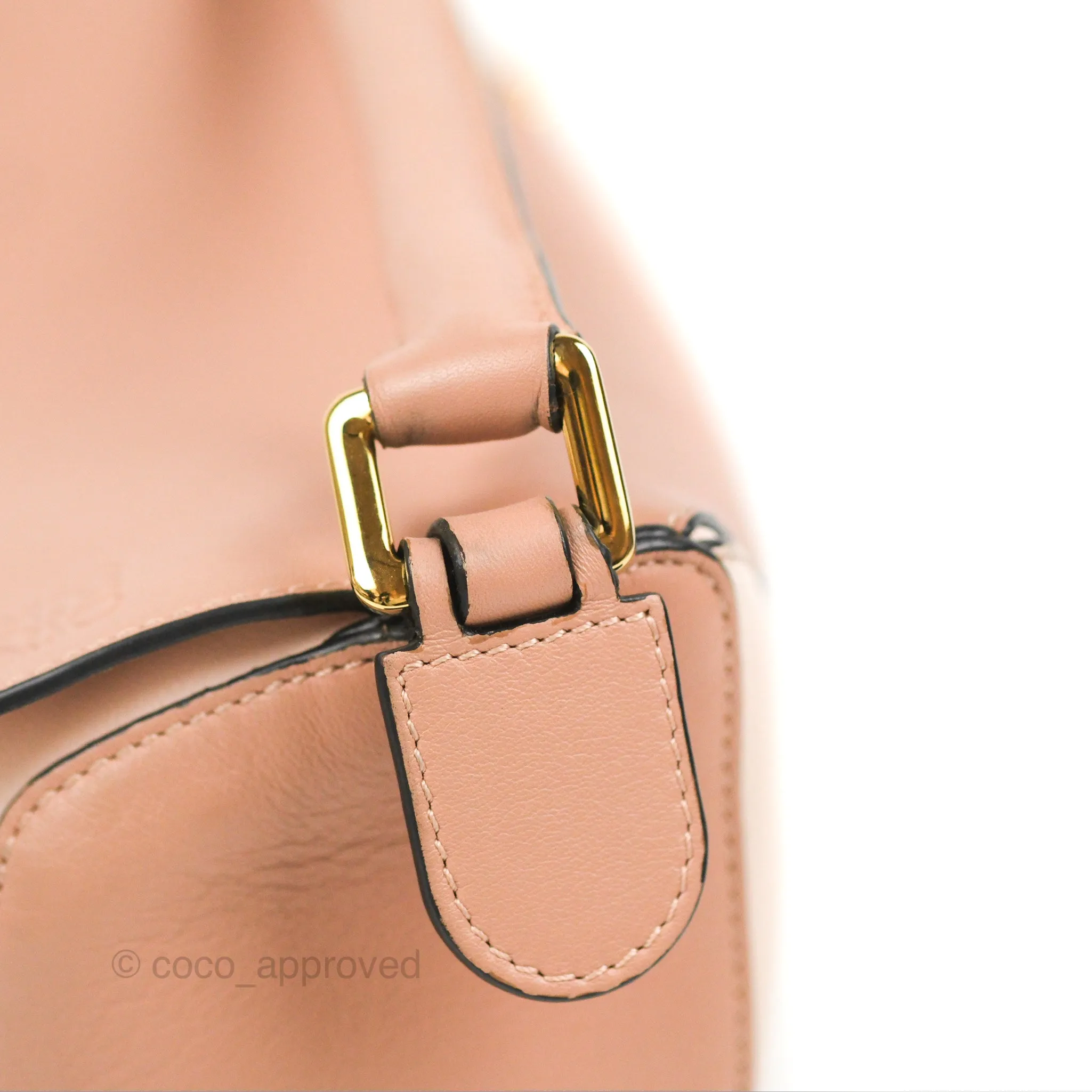 Loewe Small Puzzle Bag Blush Suede Calfskin