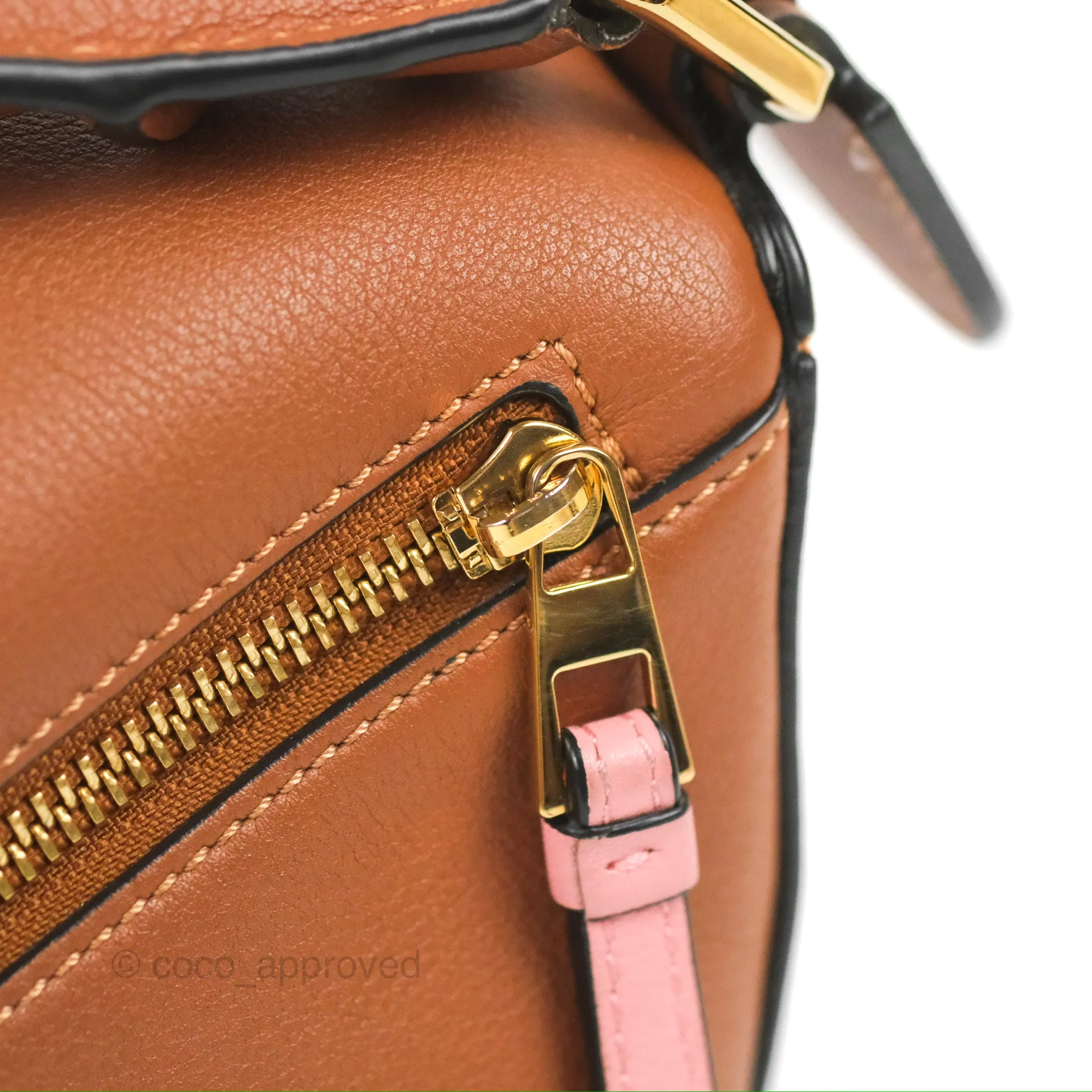 Loewe Small Puzzle Bag Blush Tan Calfskin