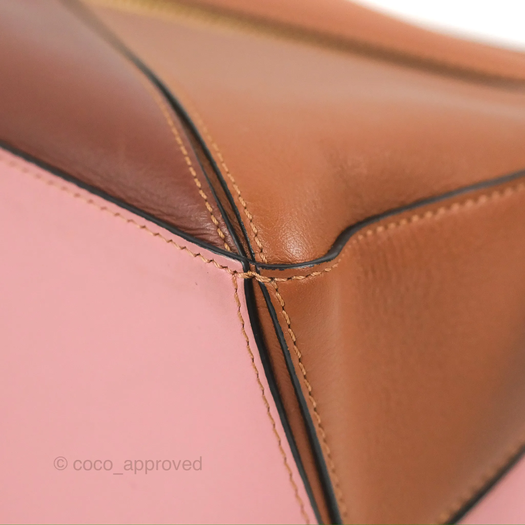Loewe Small Puzzle Bag Blush Tan Calfskin