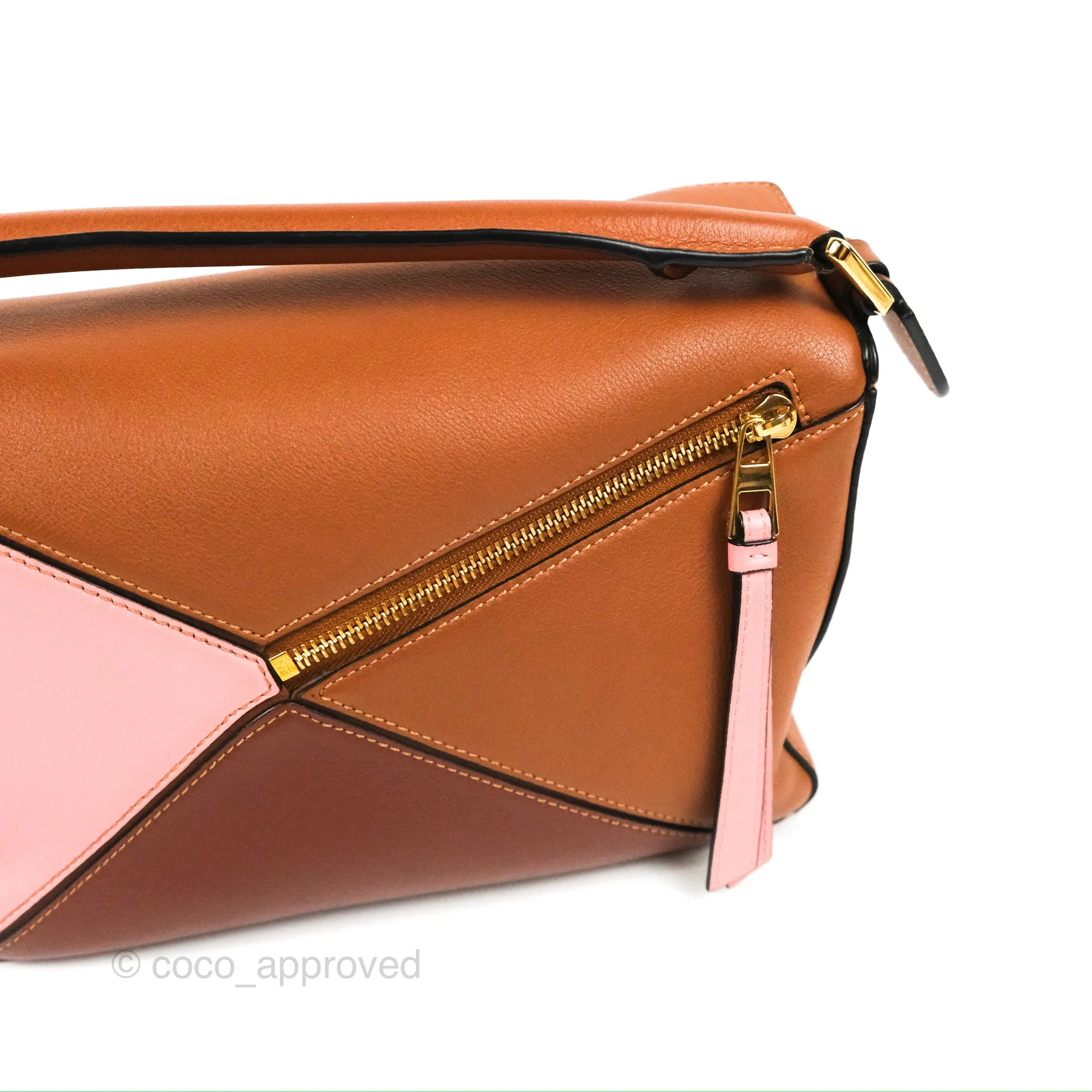 Loewe Small Puzzle Bag Blush Tan Calfskin