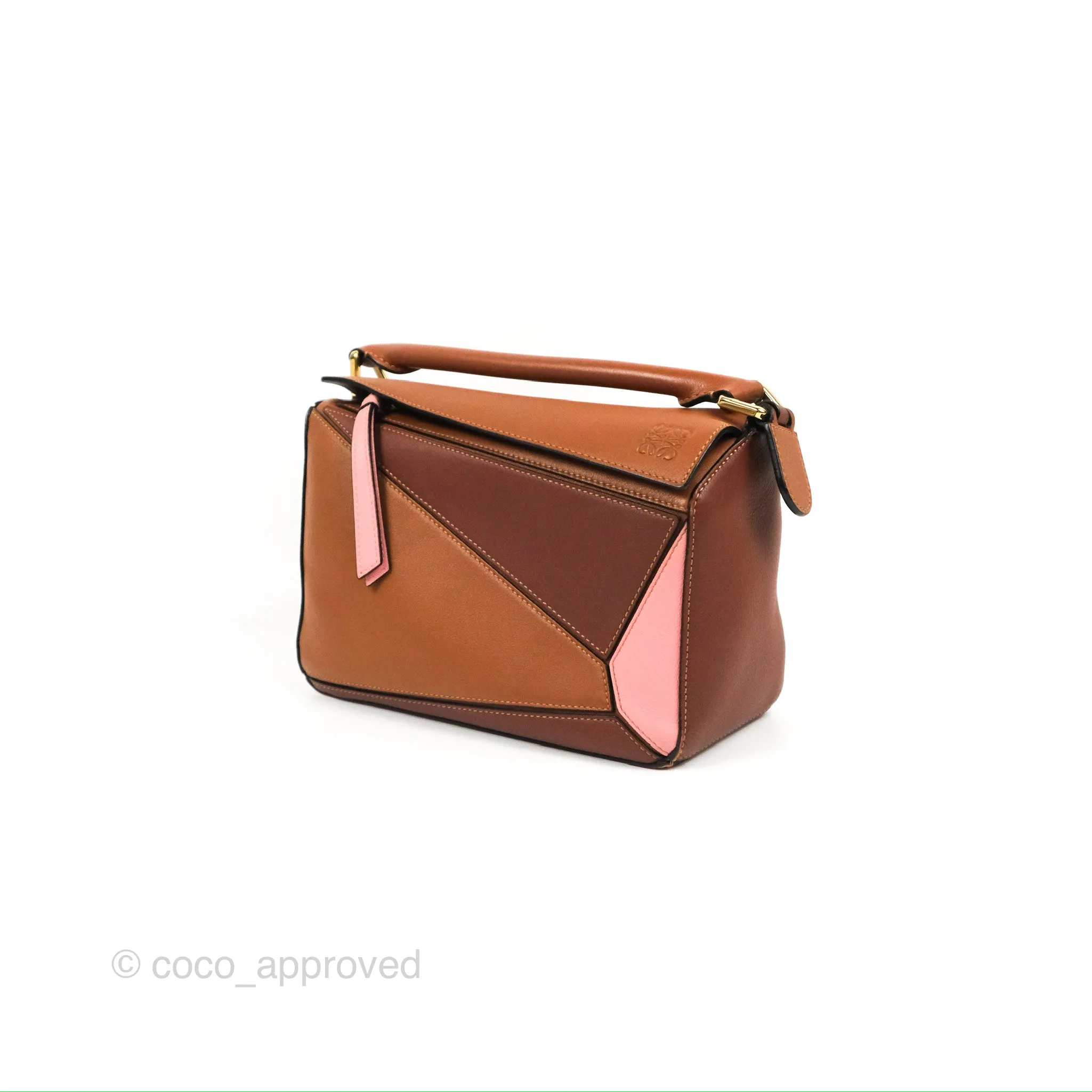 Loewe Small Puzzle Bag Blush Tan Calfskin