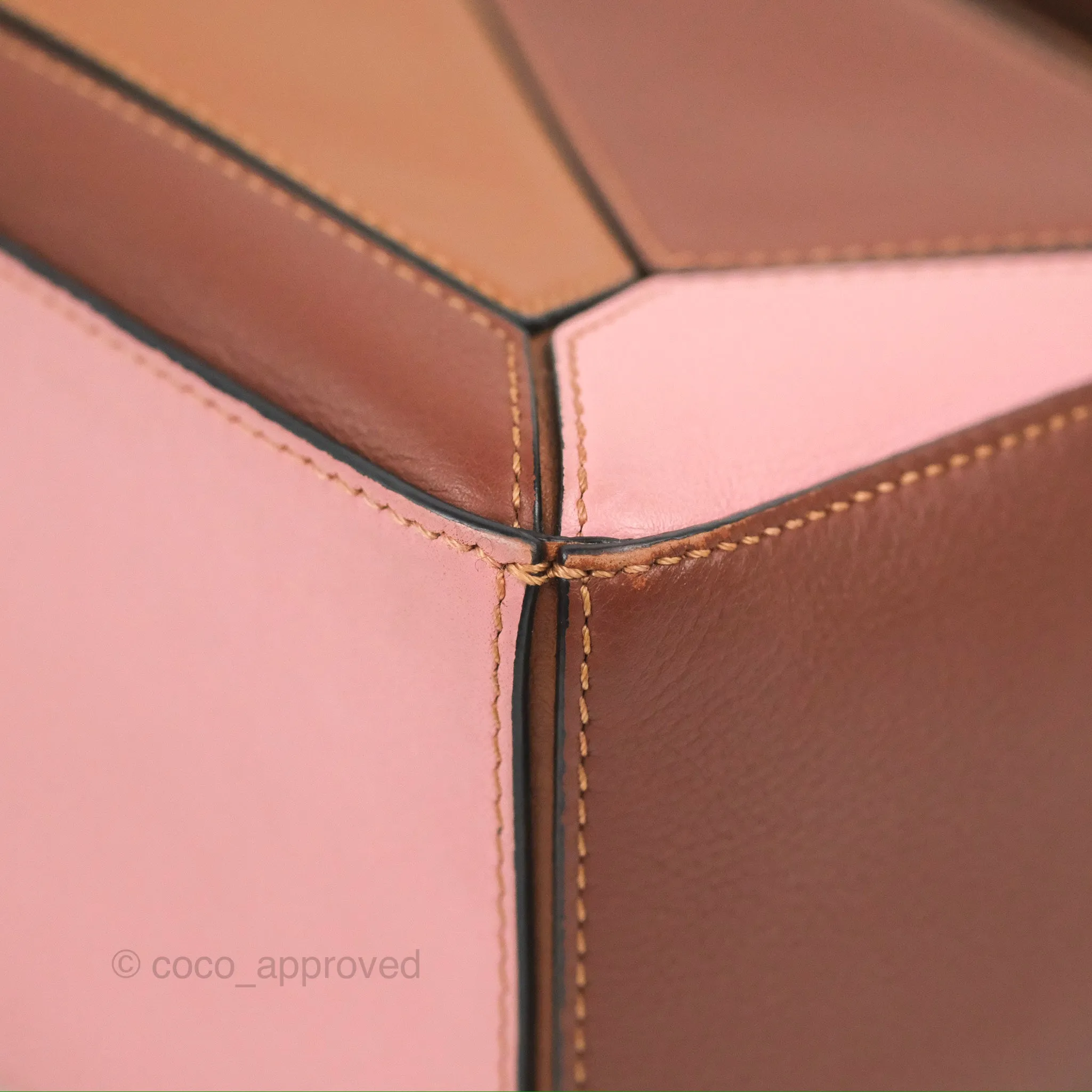 Loewe Small Puzzle Bag Blush Tan Calfskin