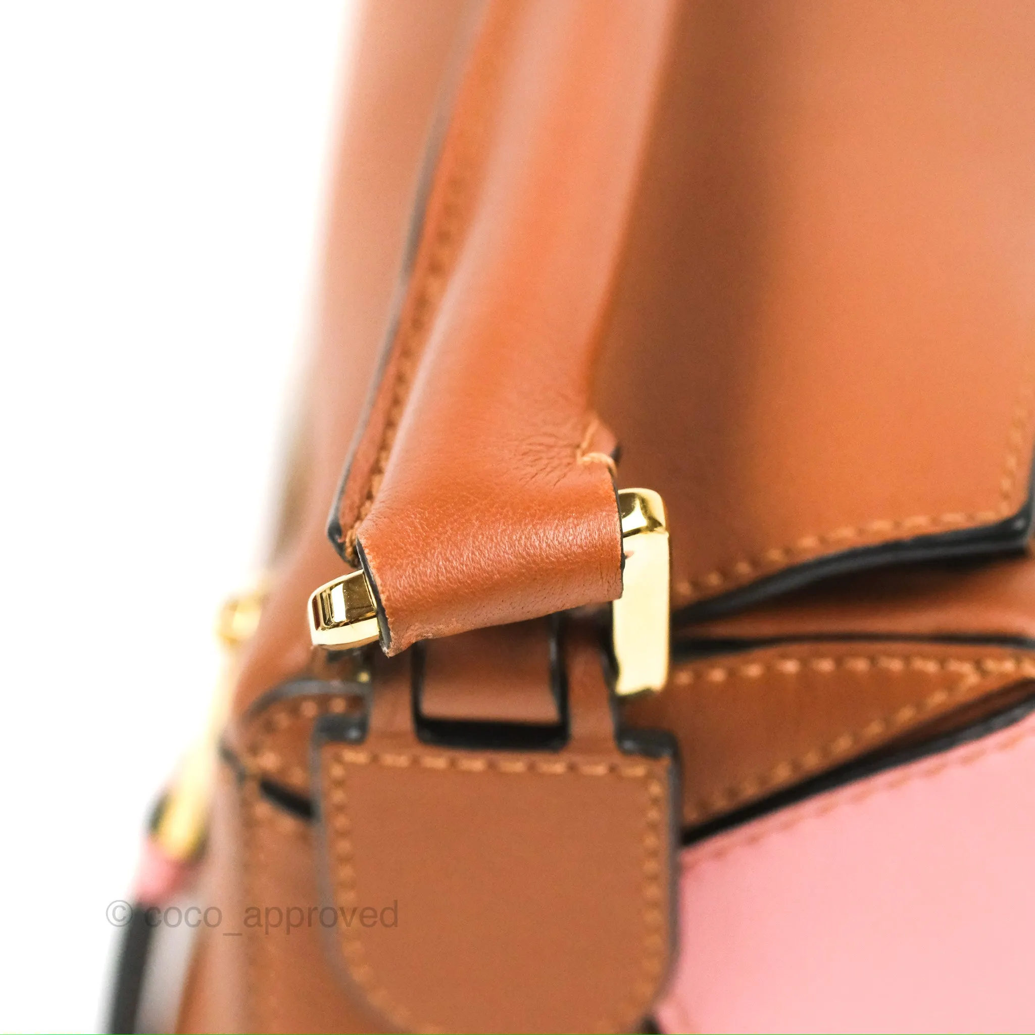 Loewe Small Puzzle Bag Blush Tan Calfskin