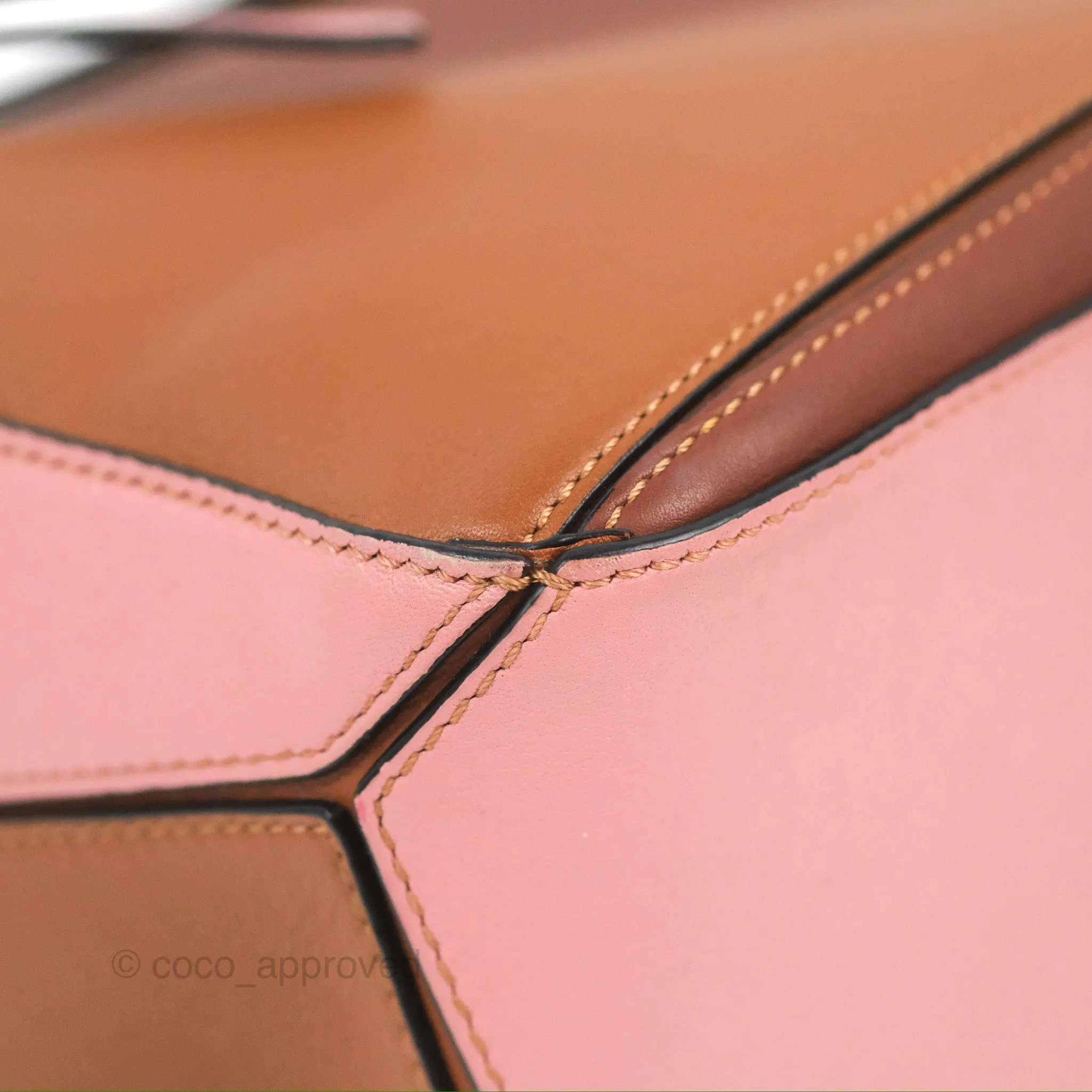 Loewe Small Puzzle Bag Blush Tan Calfskin