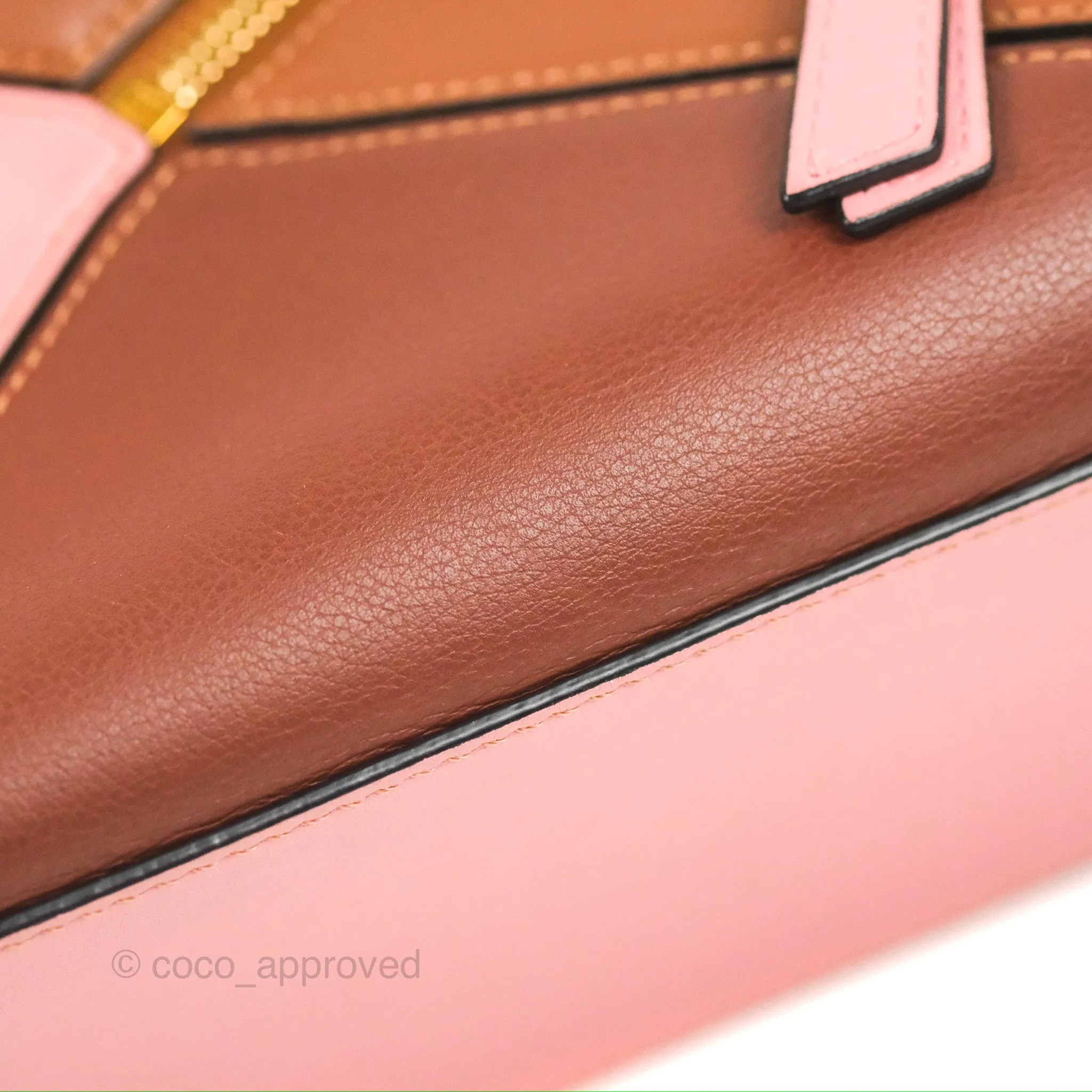 Loewe Small Puzzle Bag Blush Tan Calfskin