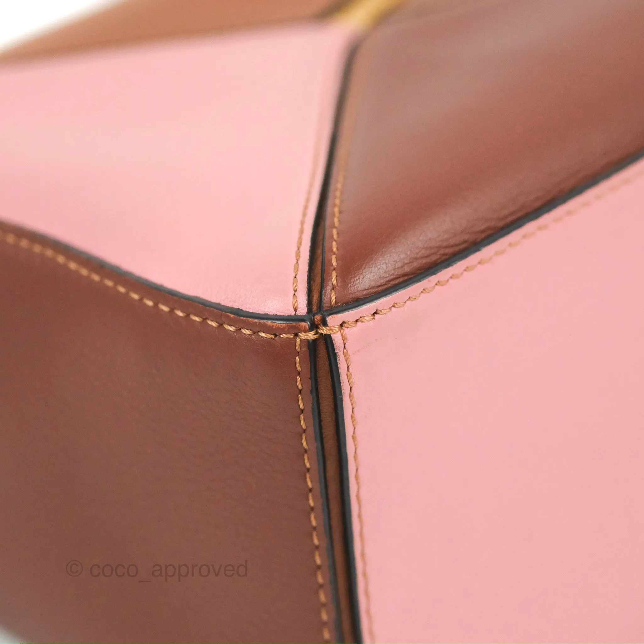Loewe Small Puzzle Bag Blush Tan Calfskin