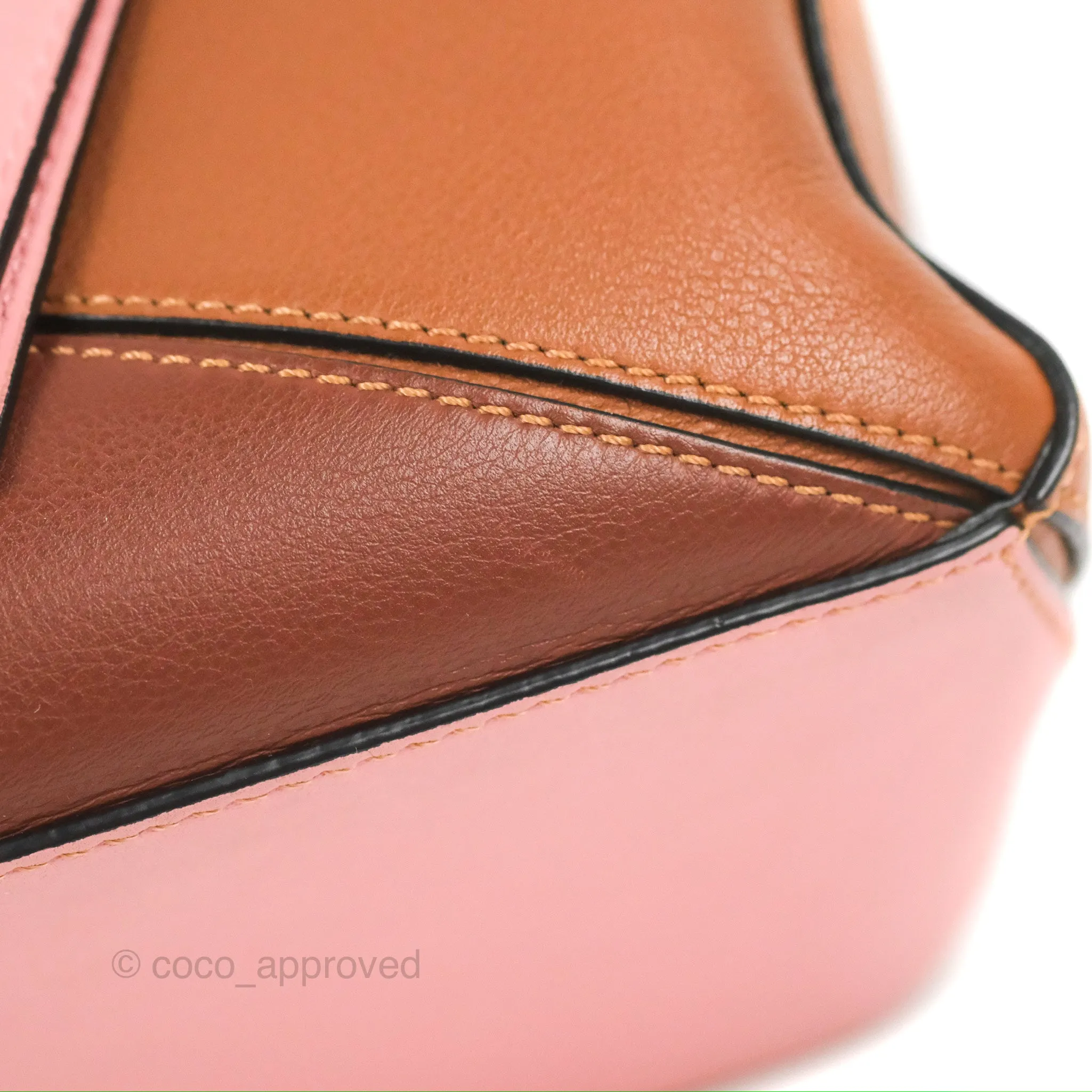 Loewe Small Puzzle Bag Blush Tan Calfskin