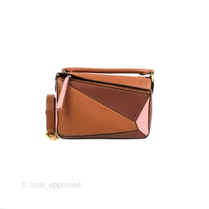 Loewe Small Puzzle Bag Blush Tan Calfskin