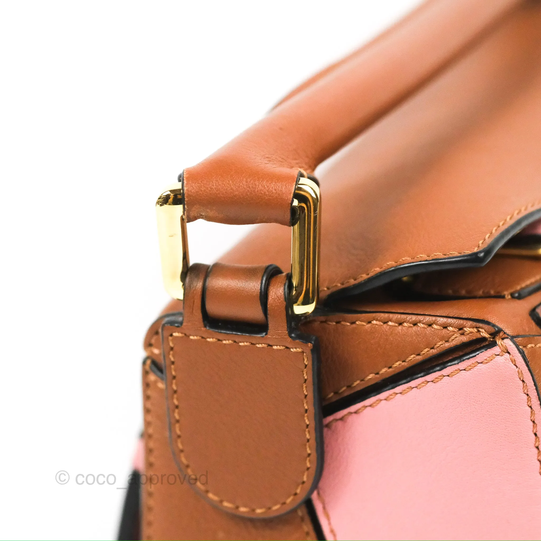 Loewe Small Puzzle Bag Blush Tan Calfskin