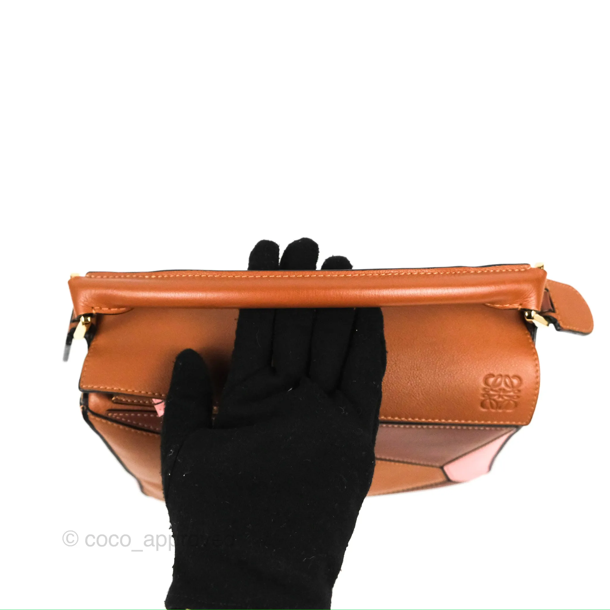 Loewe Small Puzzle Bag Blush Tan Calfskin