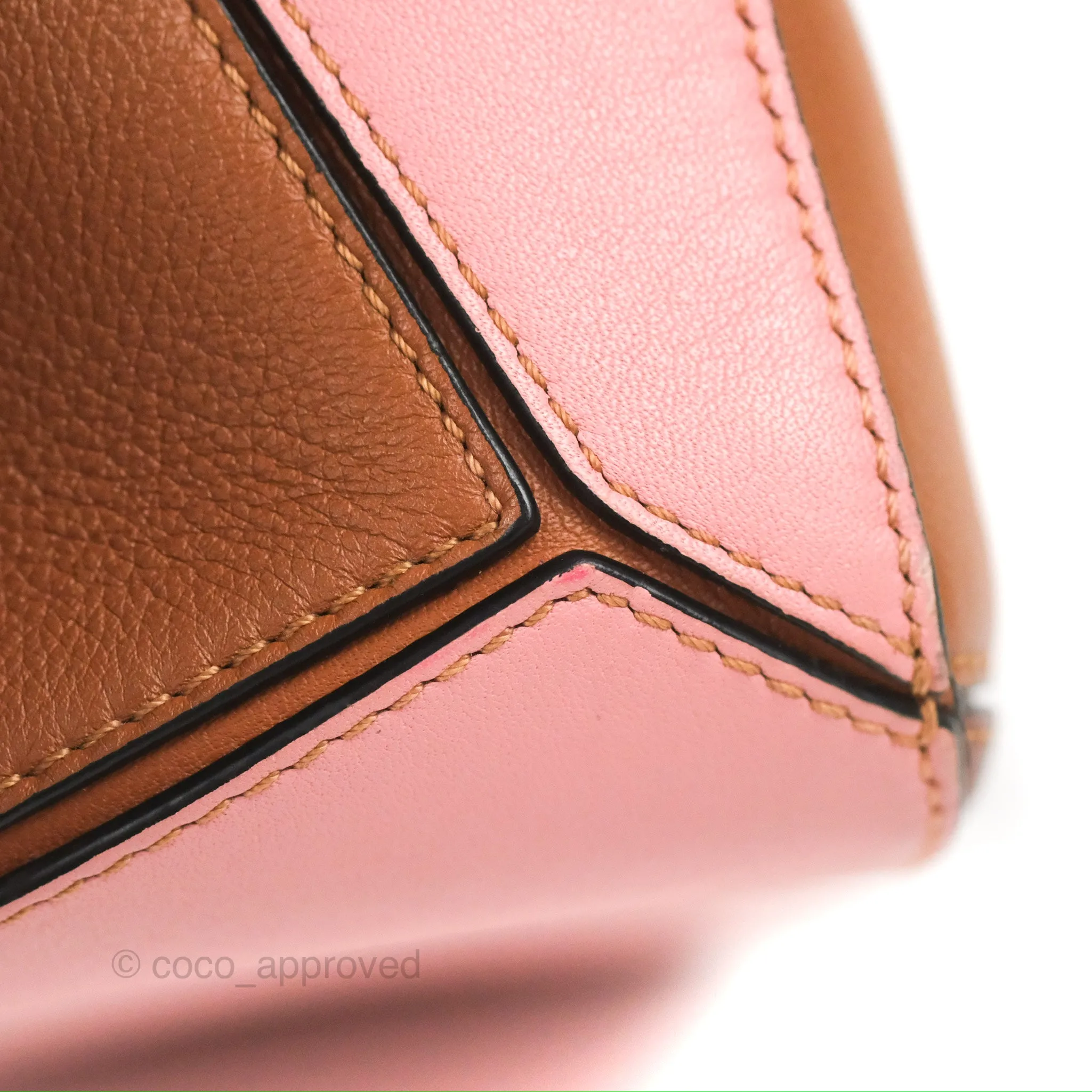 Loewe Small Puzzle Bag Blush Tan Calfskin