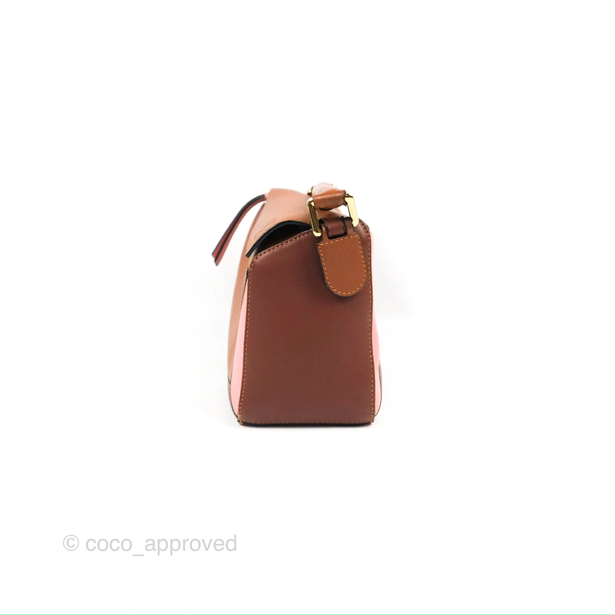 Loewe Small Puzzle Bag Blush Tan Calfskin