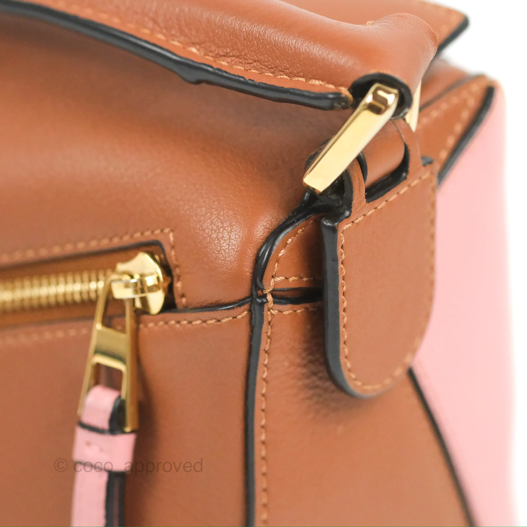 Loewe Small Puzzle Bag Blush Tan Calfskin