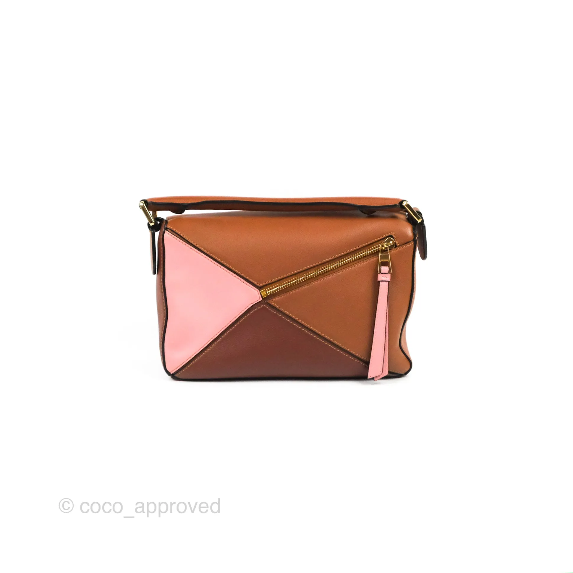 Loewe Small Puzzle Bag Blush Tan Calfskin