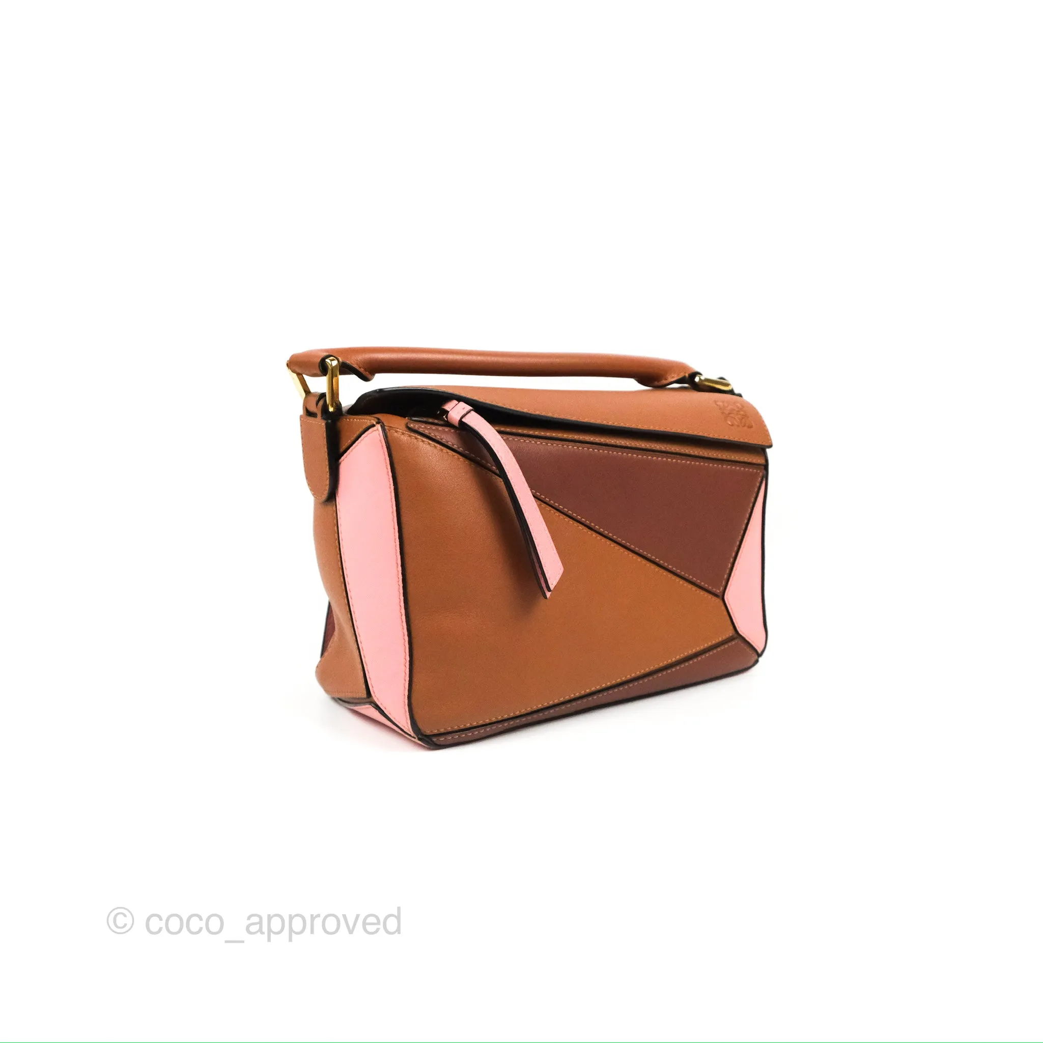 Loewe Small Puzzle Bag Blush Tan Calfskin
