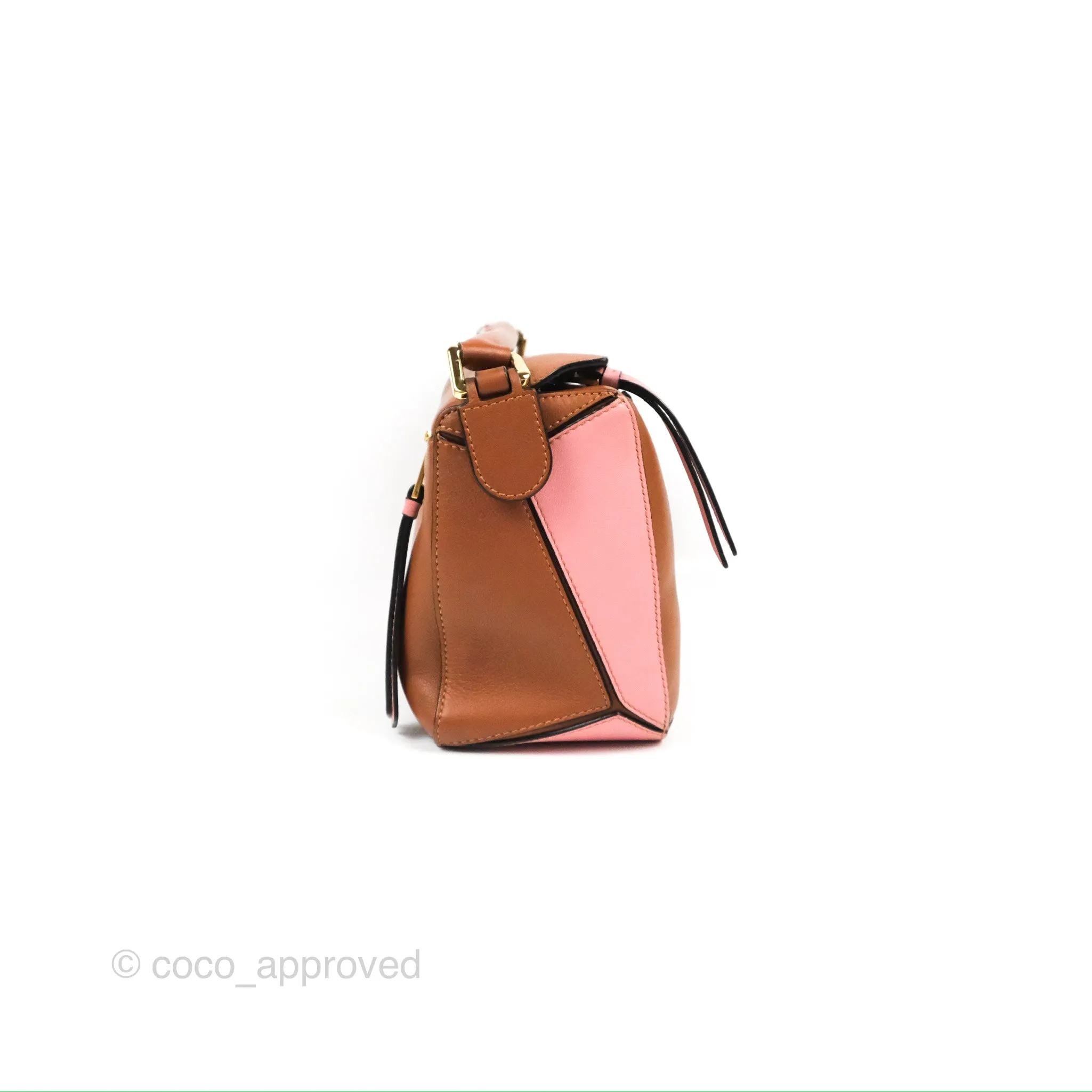 Loewe Small Puzzle Bag Blush Tan Calfskin