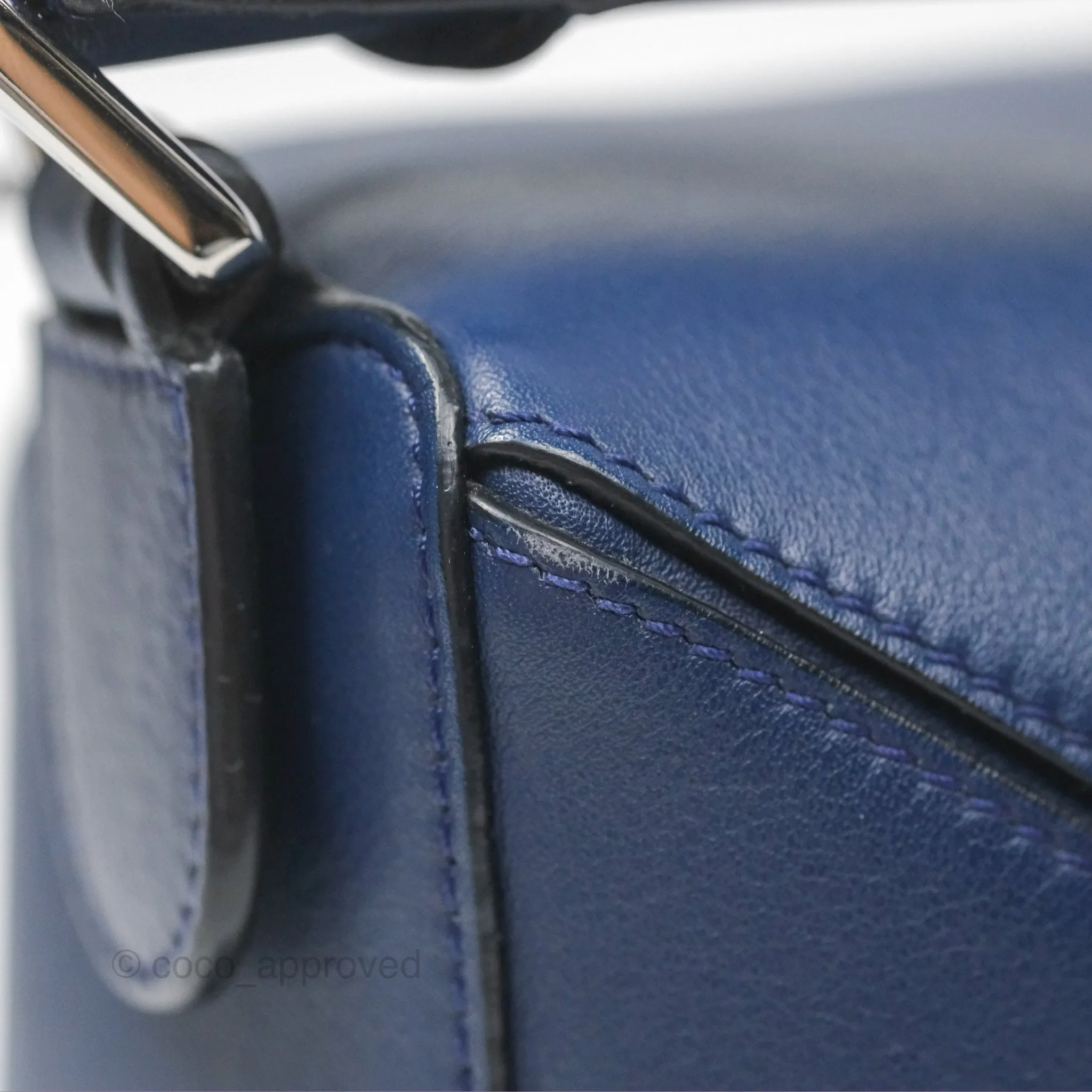 Loewe Small Puzzle Bag Navy Calfskin