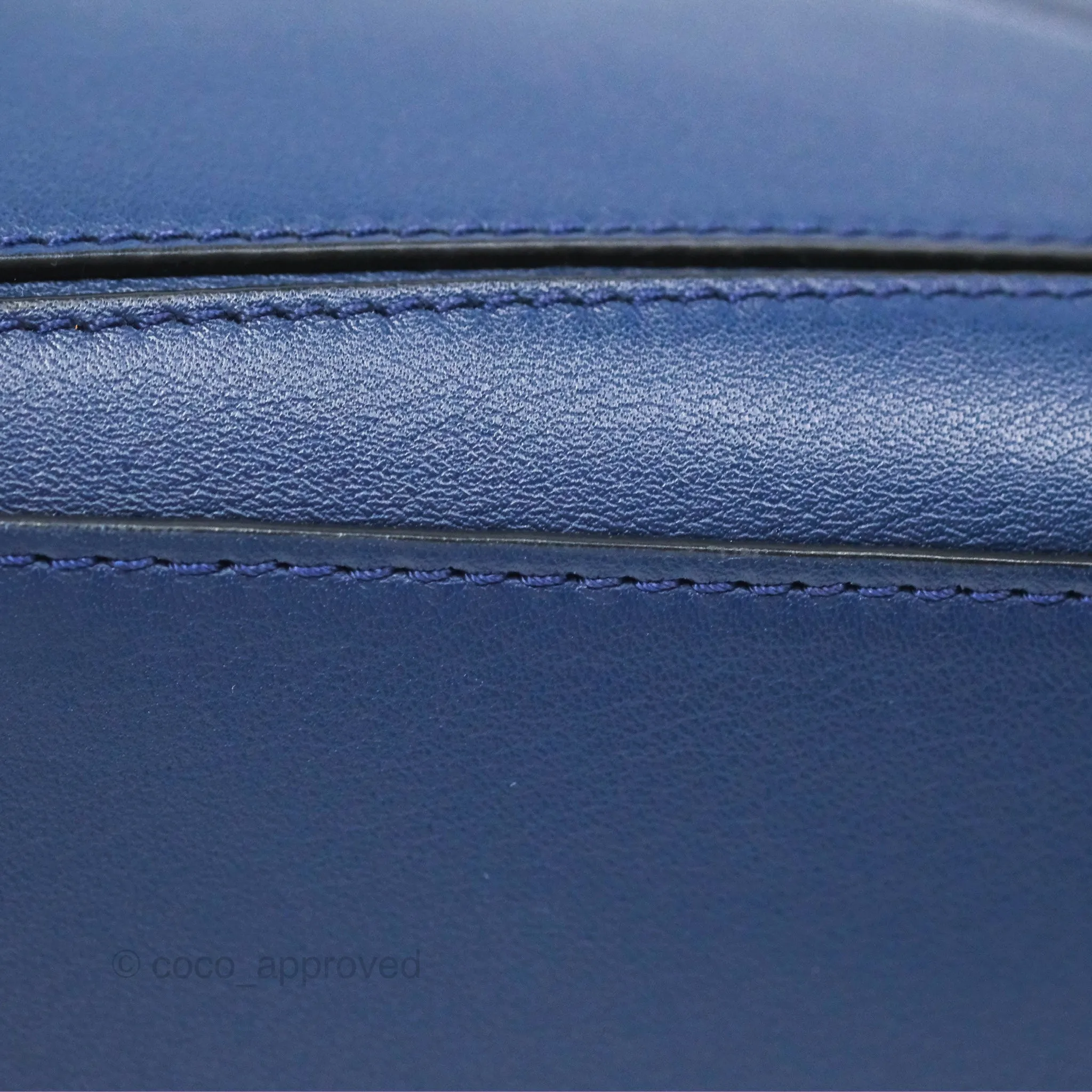 Loewe Small Puzzle Bag Navy Calfskin
