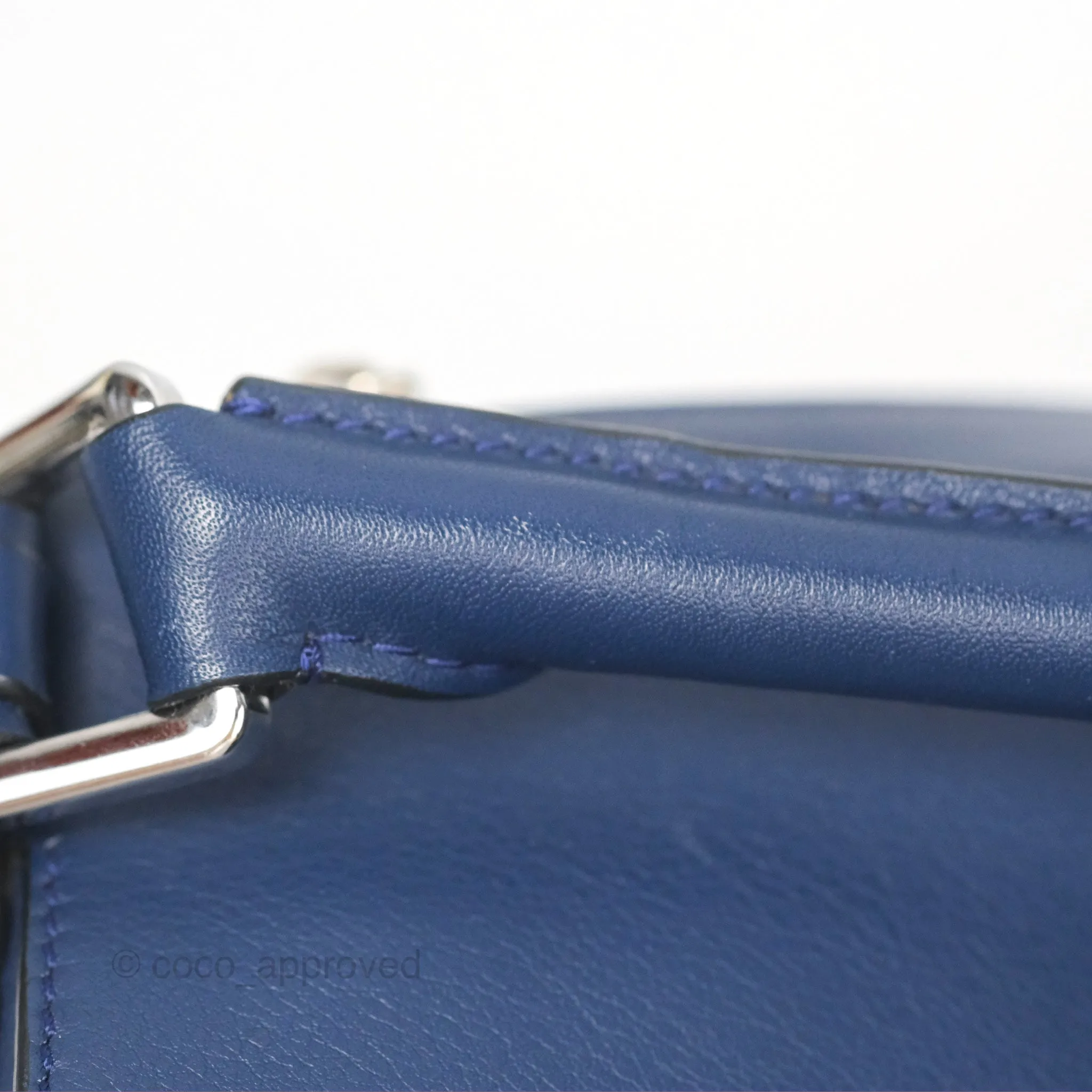 Loewe Small Puzzle Bag Navy Calfskin