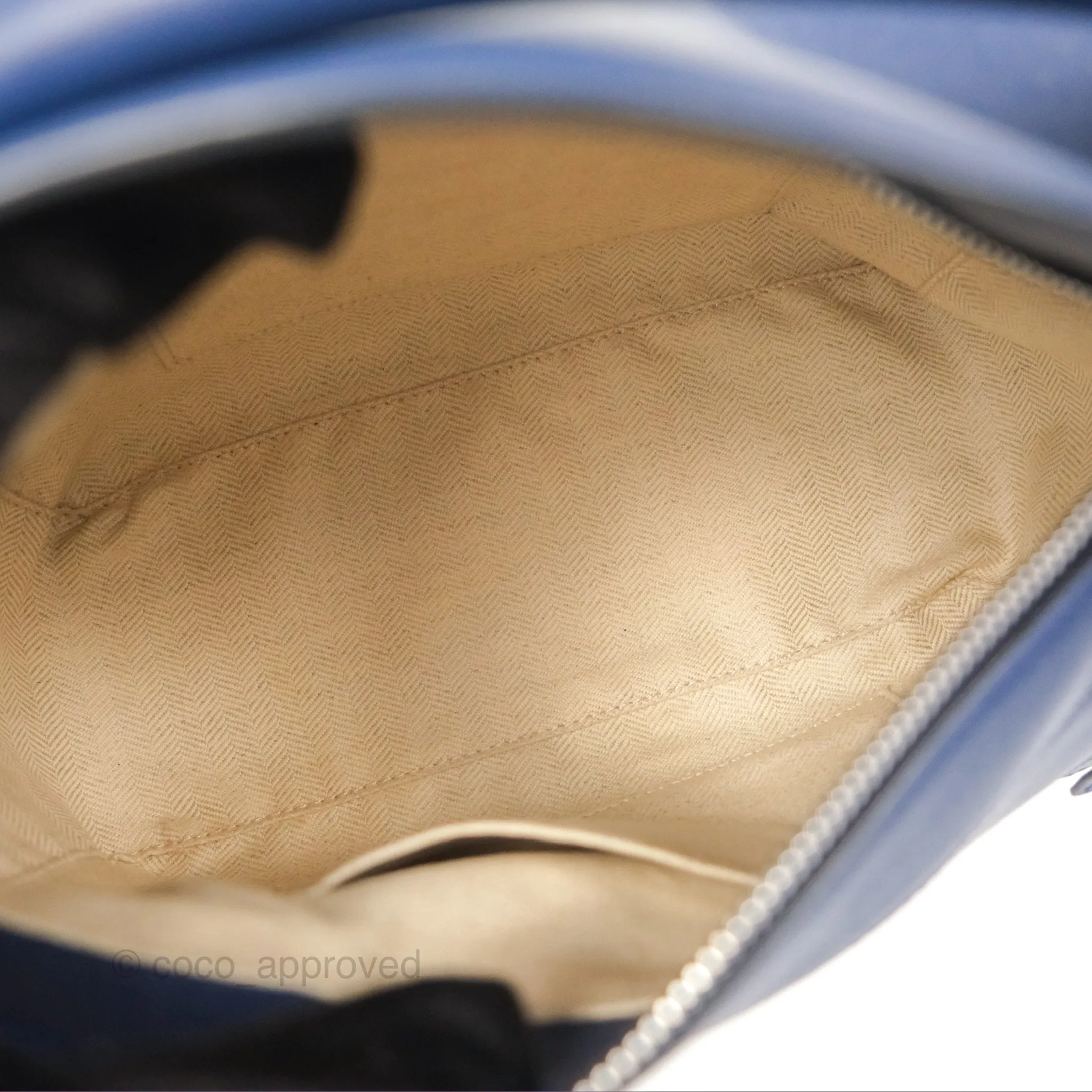 Loewe Small Puzzle Bag Navy Calfskin