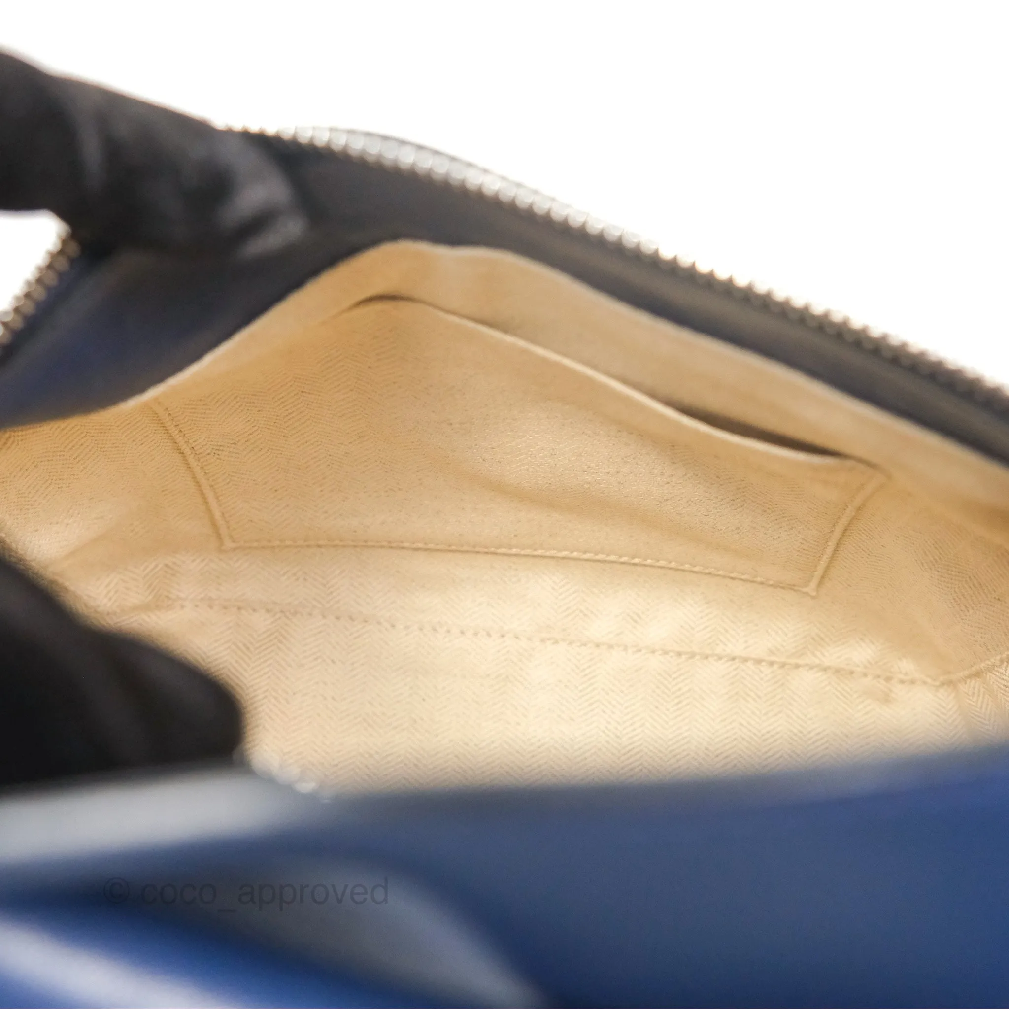 Loewe Small Puzzle Bag Navy Calfskin