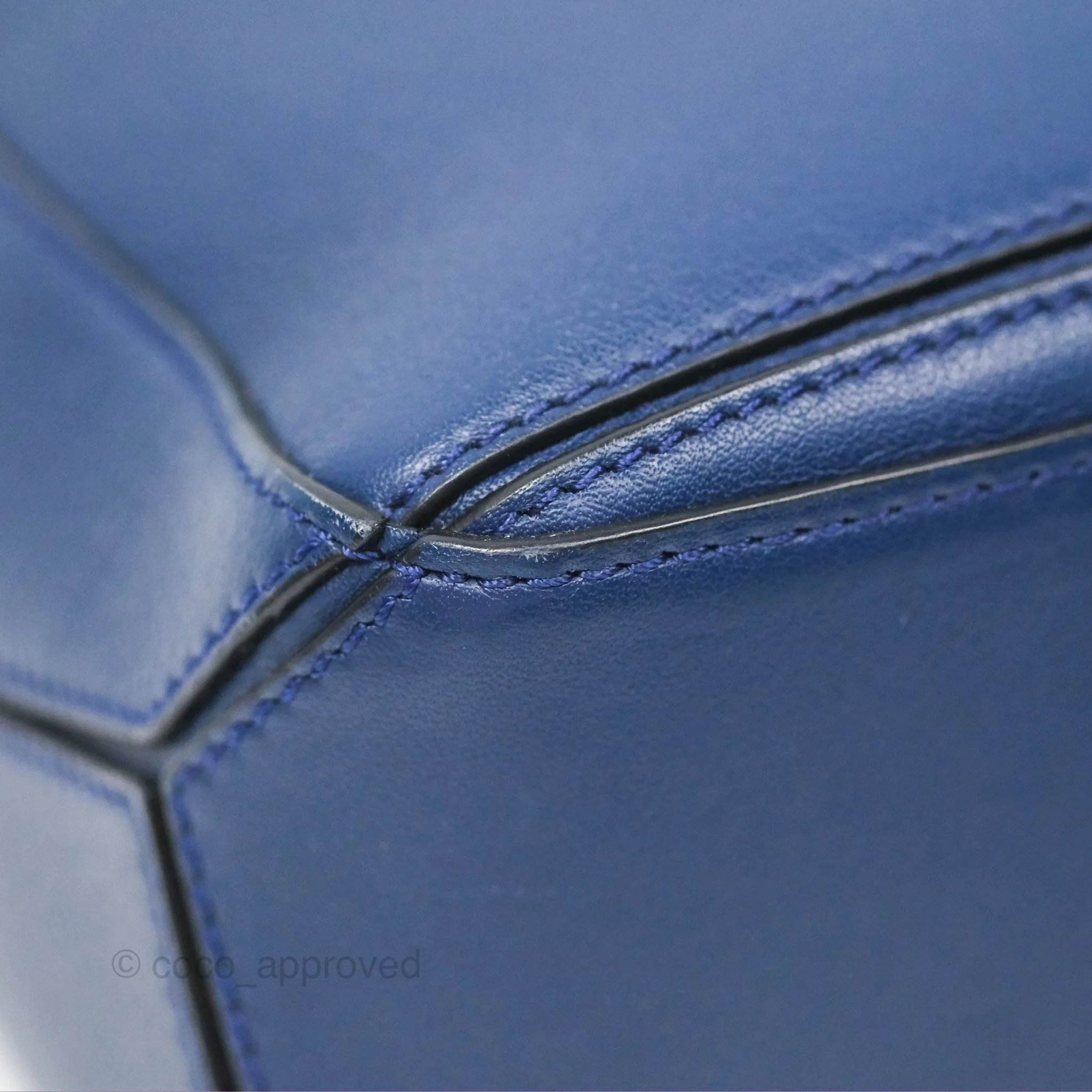 Loewe Small Puzzle Bag Navy Calfskin