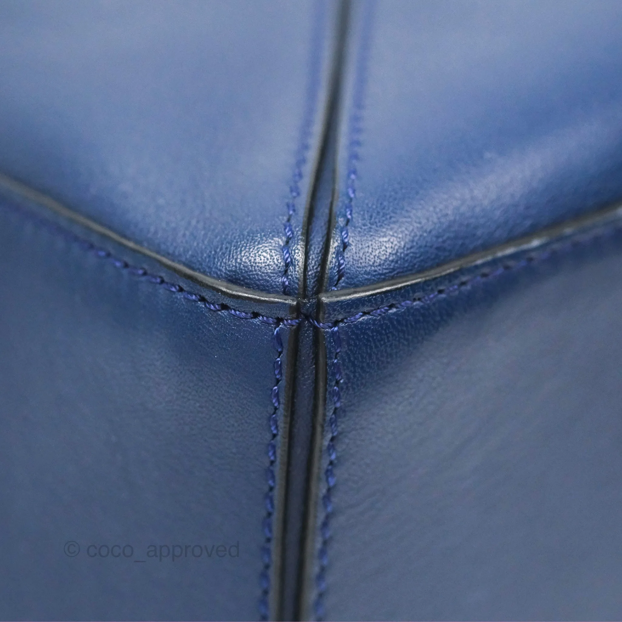 Loewe Small Puzzle Bag Navy Calfskin