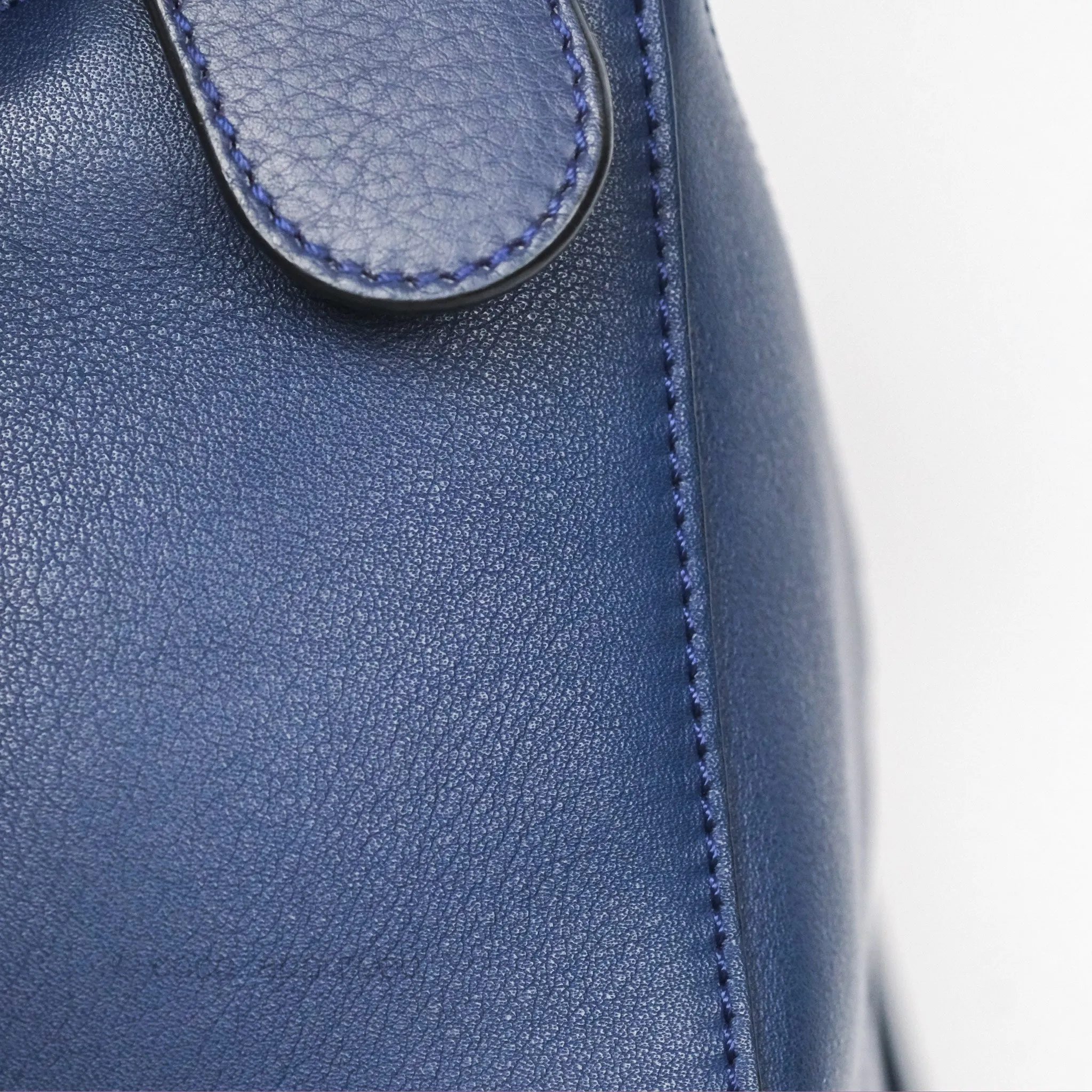 Loewe Small Puzzle Bag Navy Calfskin