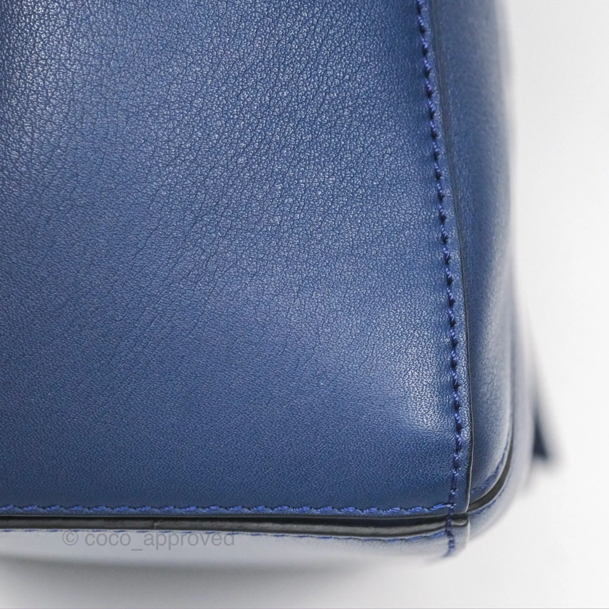 Loewe Small Puzzle Bag Navy Calfskin