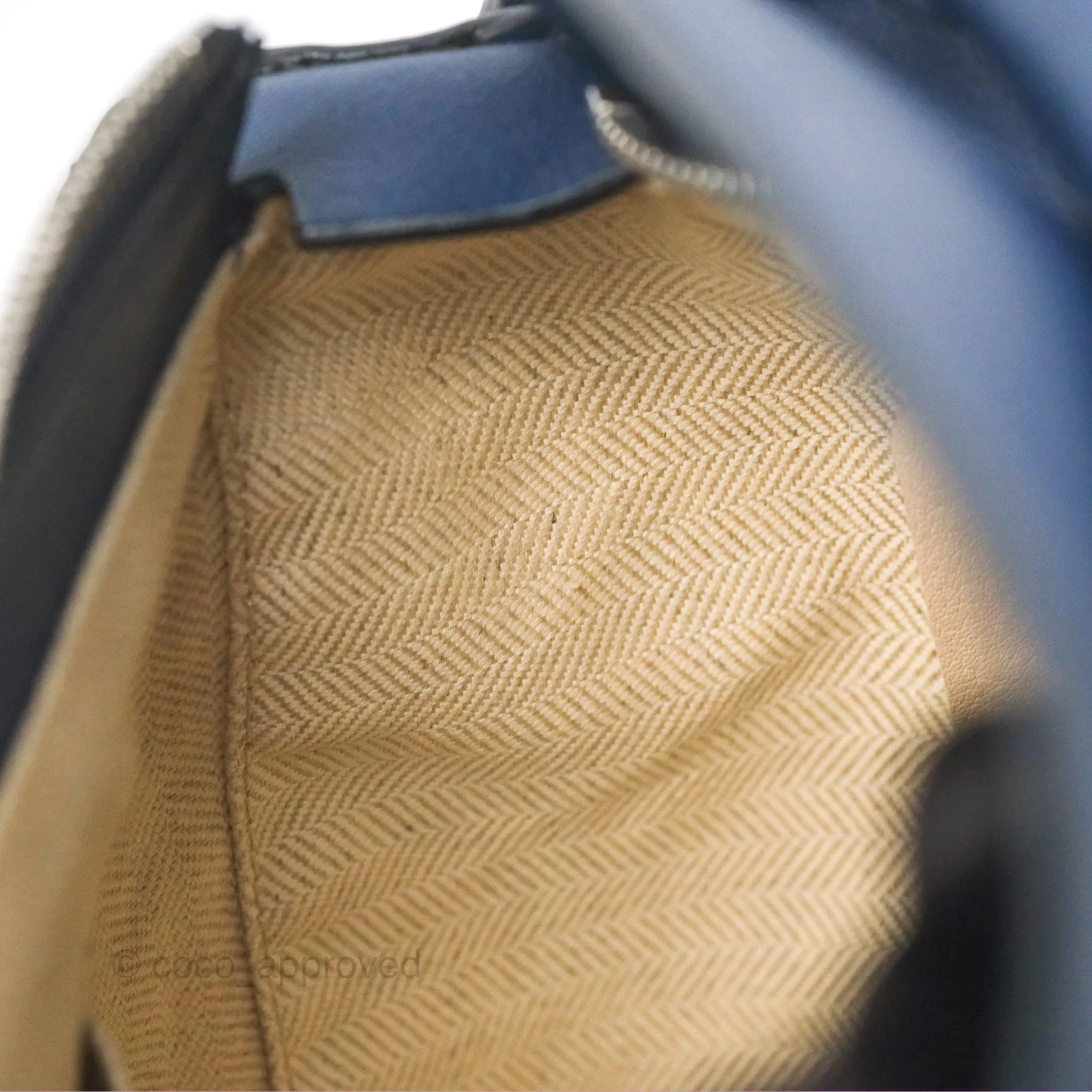 Loewe Small Puzzle Bag Navy Calfskin