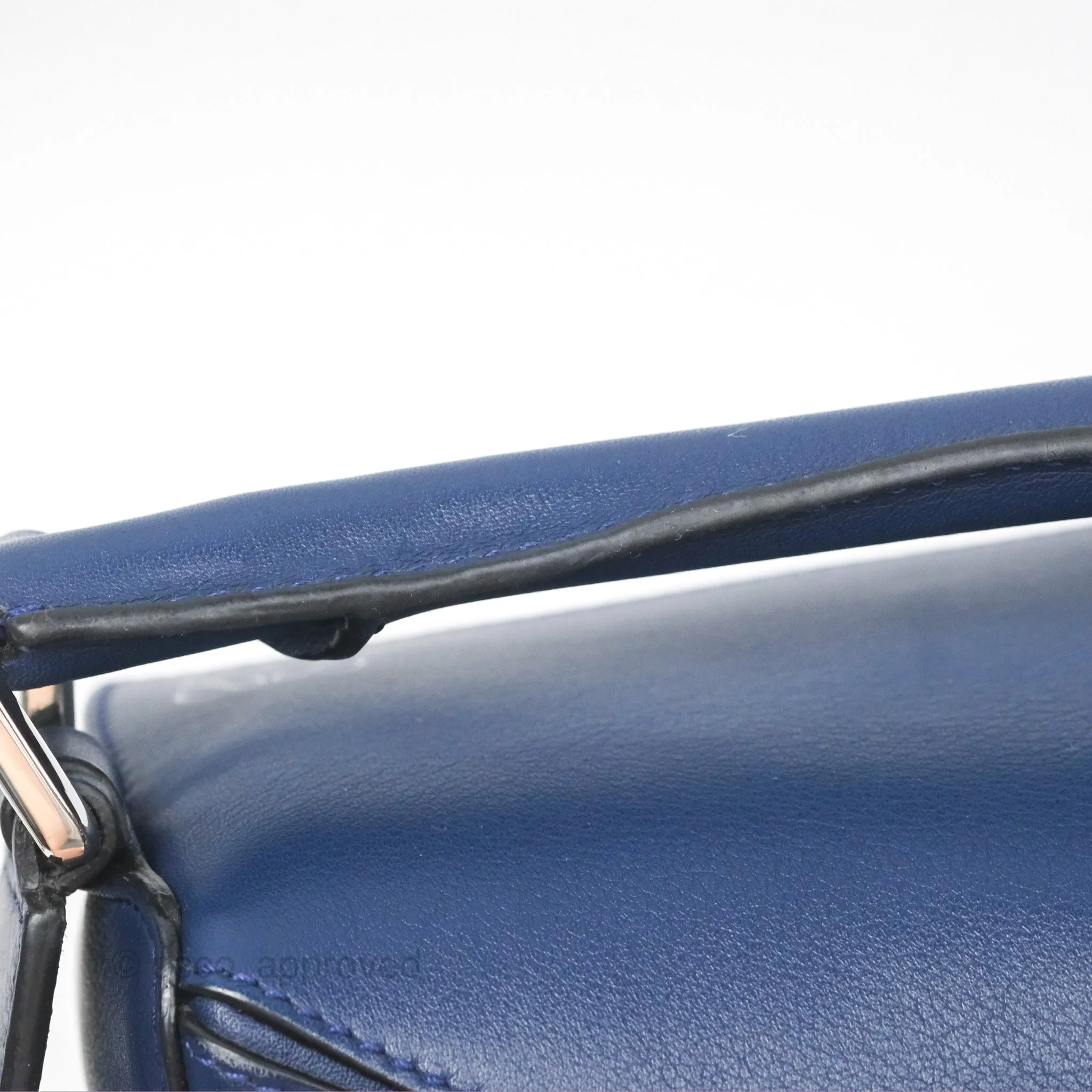 Loewe Small Puzzle Bag Navy Calfskin