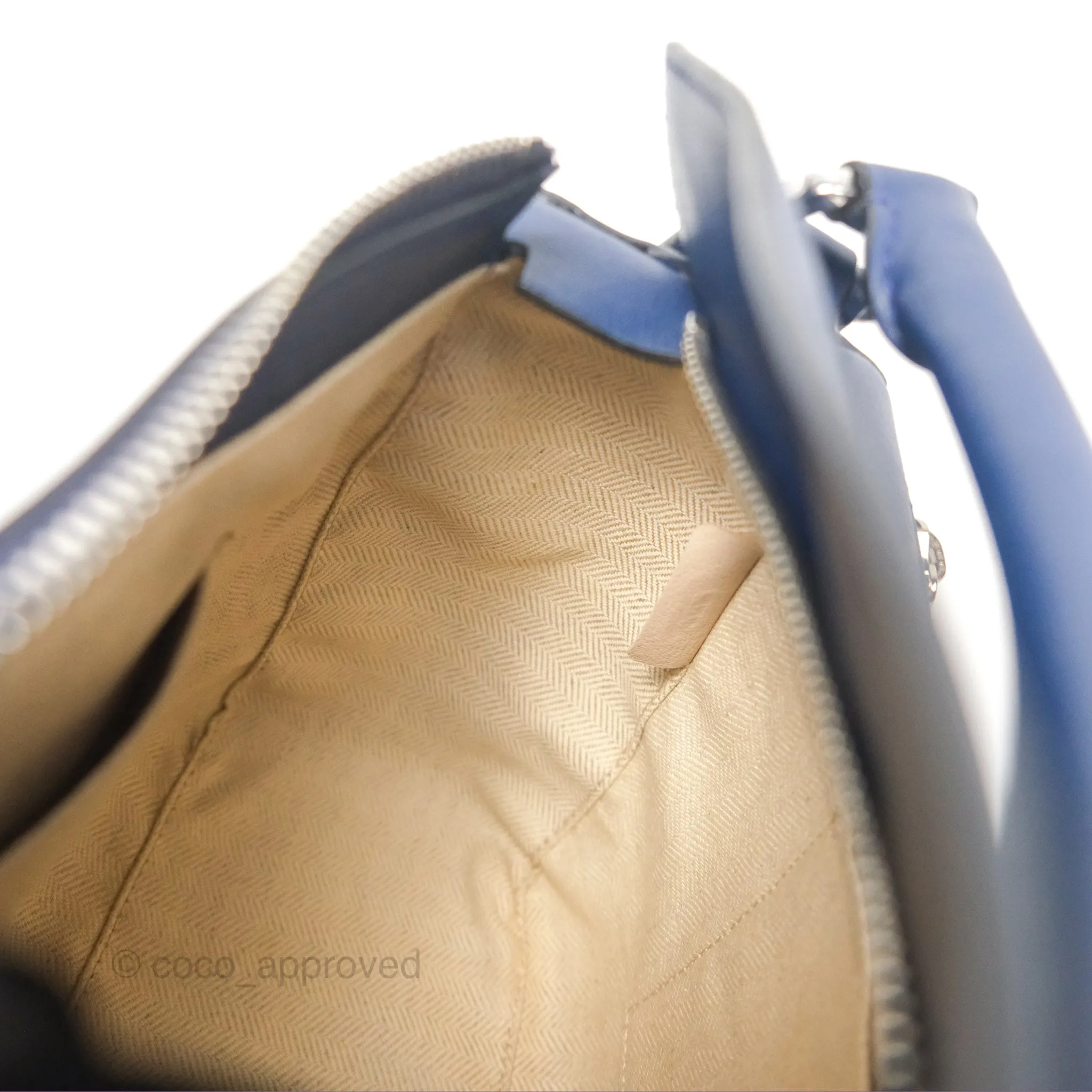 Loewe Small Puzzle Bag Navy Calfskin