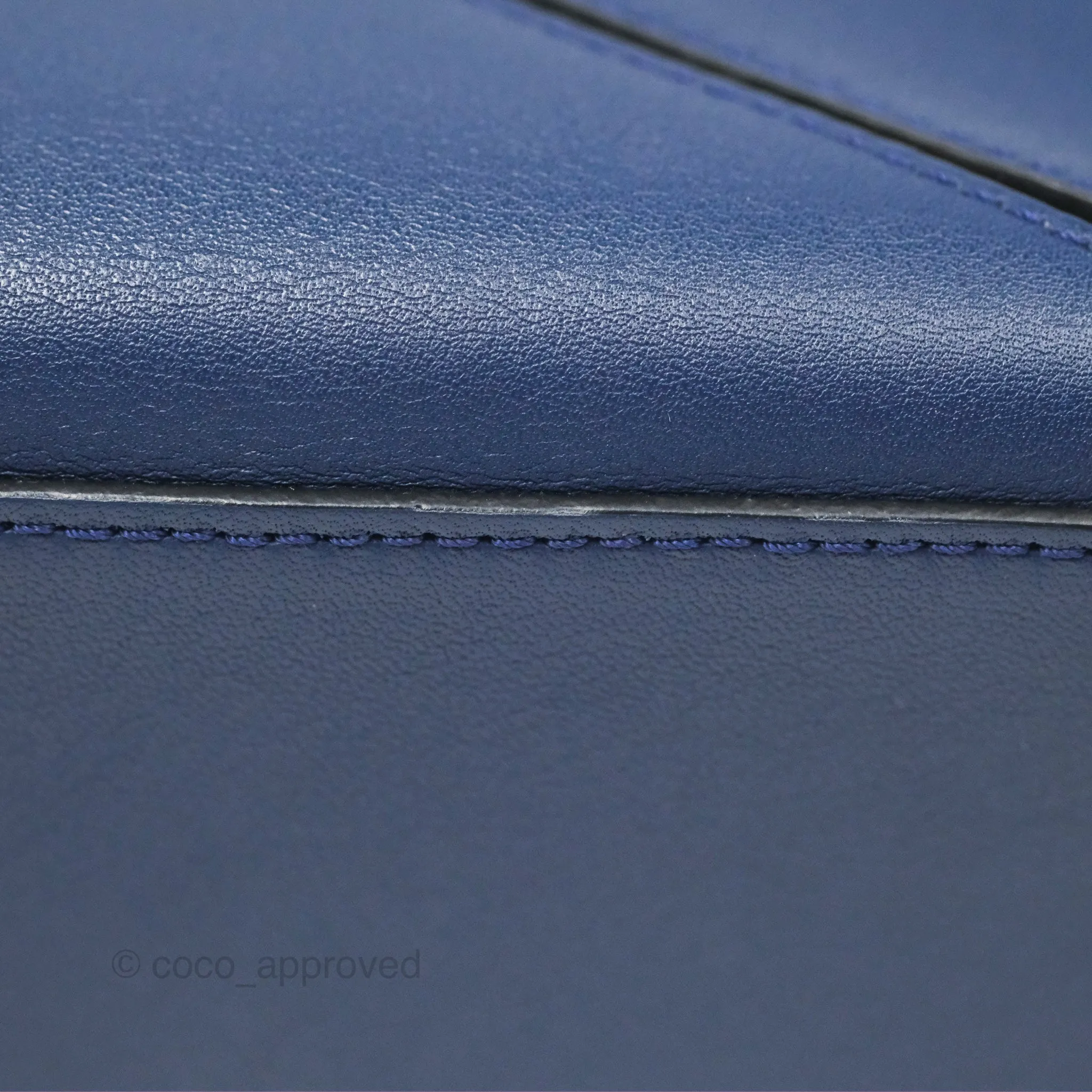 Loewe Small Puzzle Bag Navy Calfskin