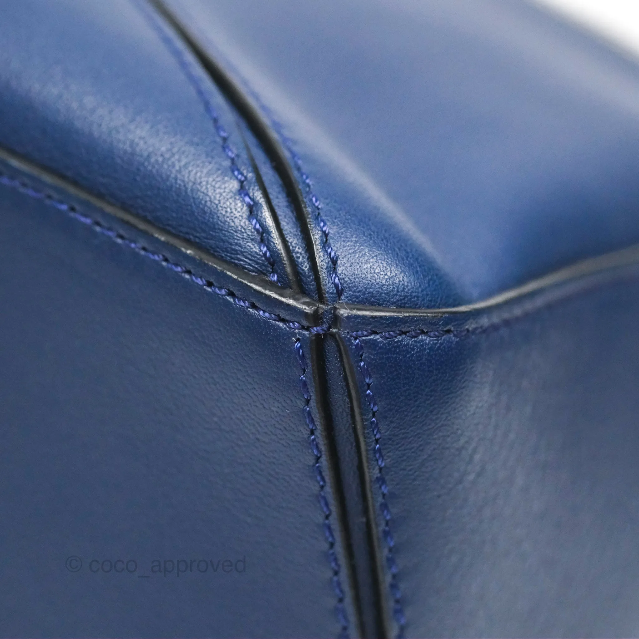Loewe Small Puzzle Bag Navy Calfskin