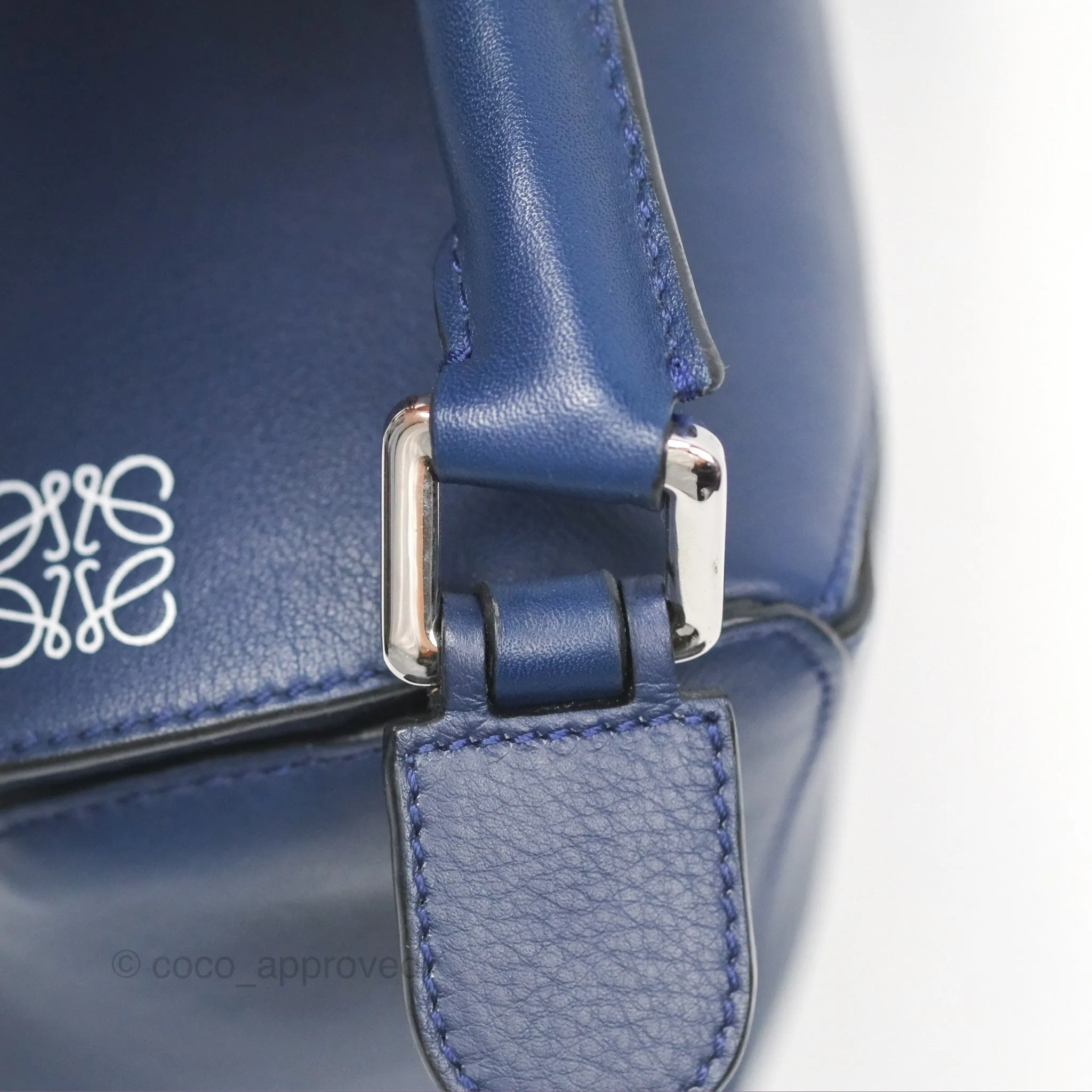 Loewe Small Puzzle Bag Navy Calfskin