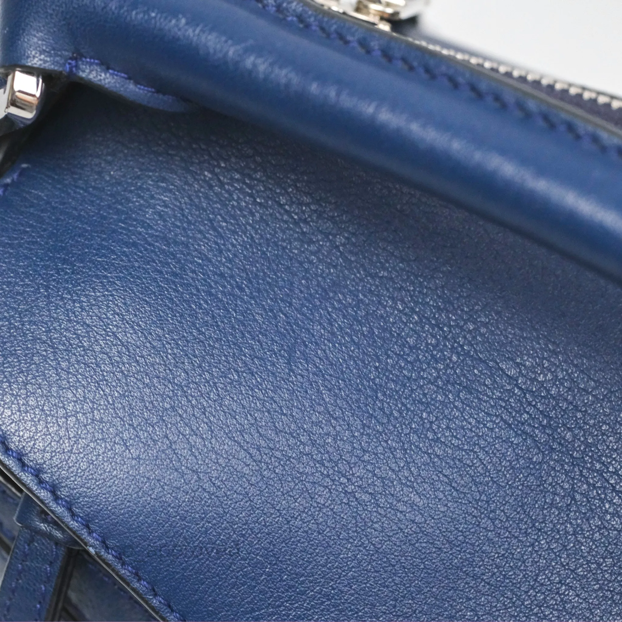 Loewe Small Puzzle Bag Navy Calfskin