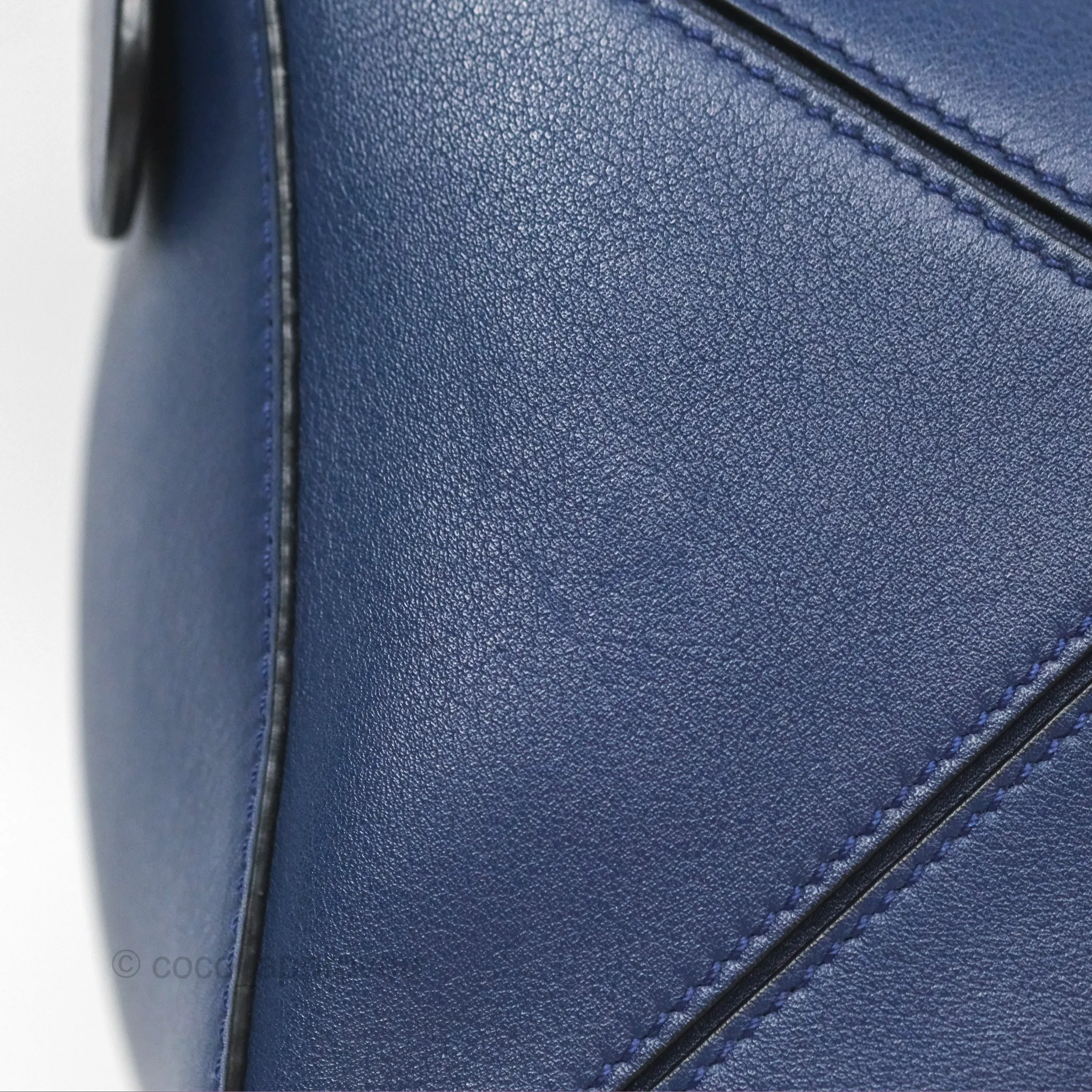 Loewe Small Puzzle Bag Navy Calfskin