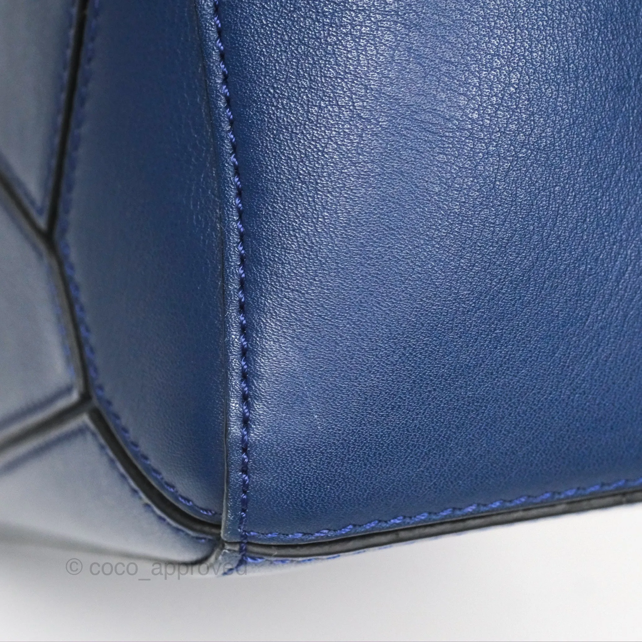 Loewe Small Puzzle Bag Navy Calfskin