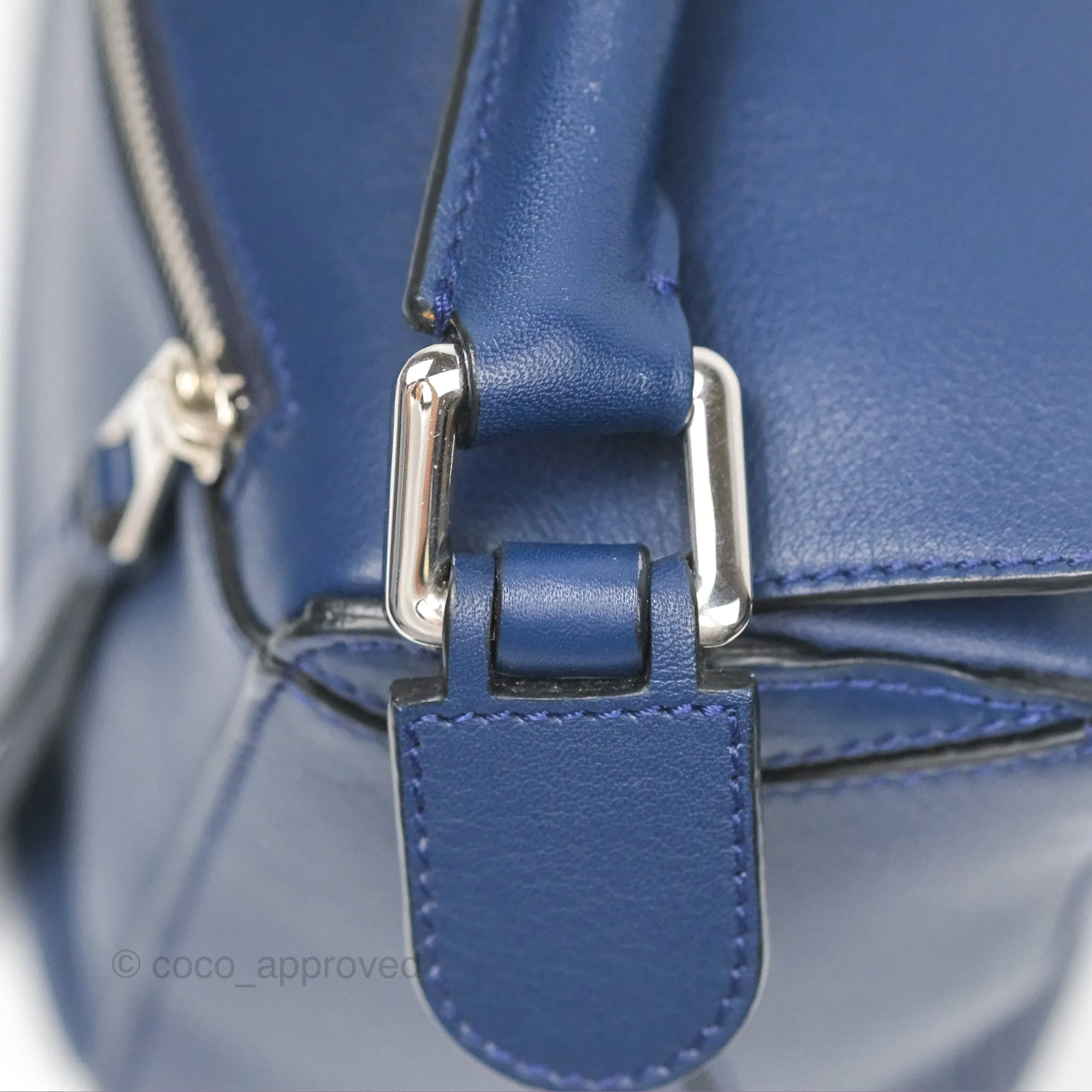 Loewe Small Puzzle Bag Navy Calfskin
