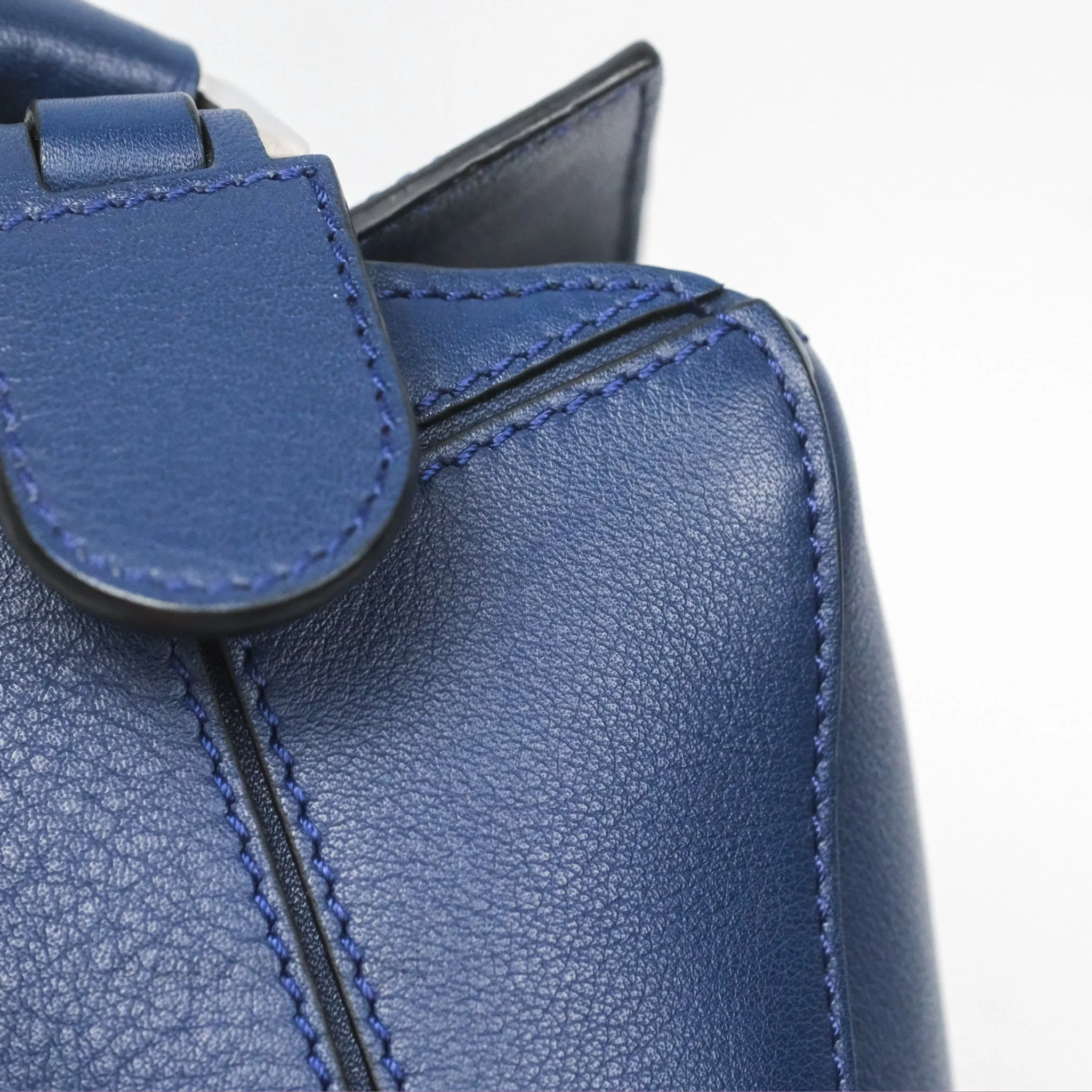 Loewe Small Puzzle Bag Navy Calfskin