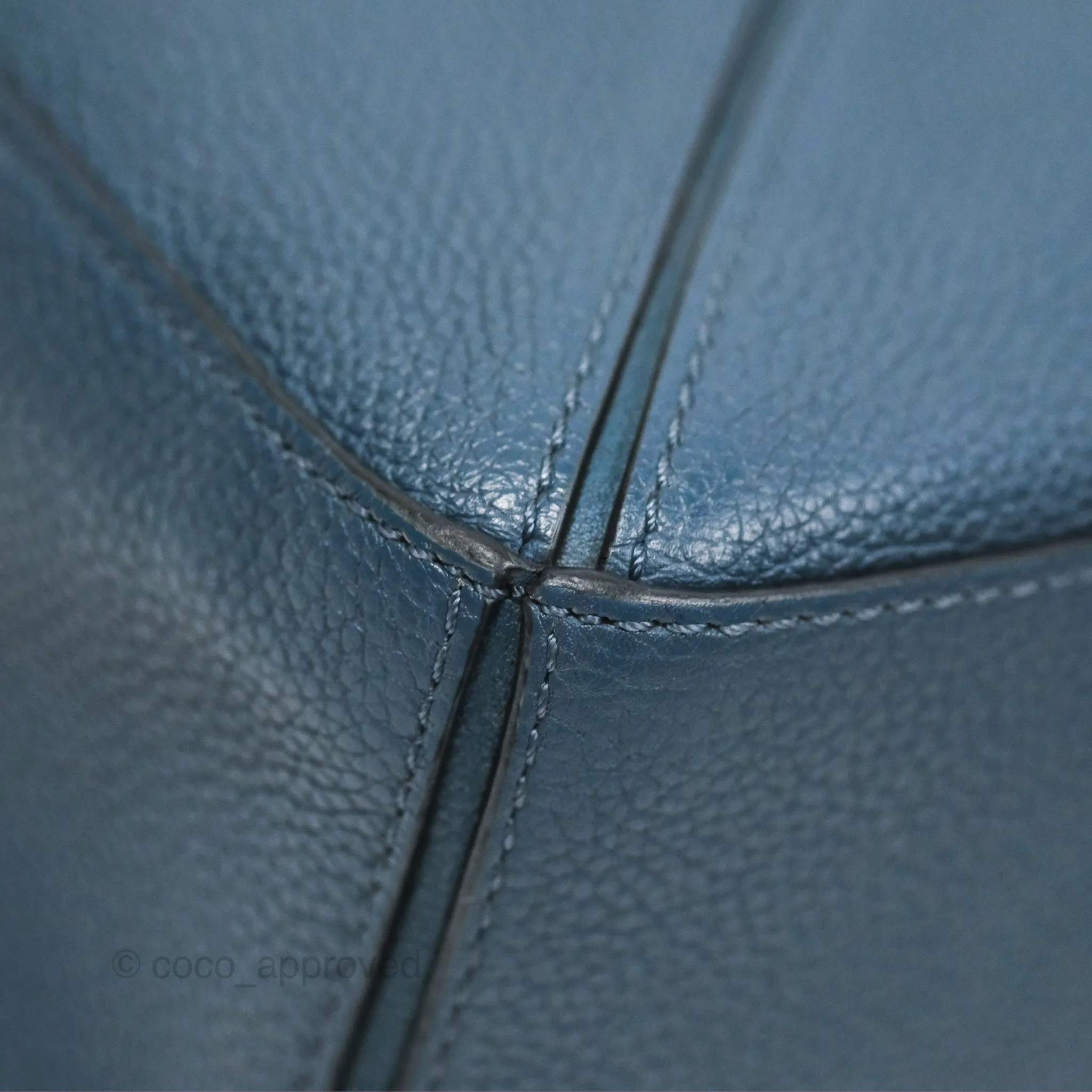 Loewe Small Puzzle Bag Navy Grained Calfskin