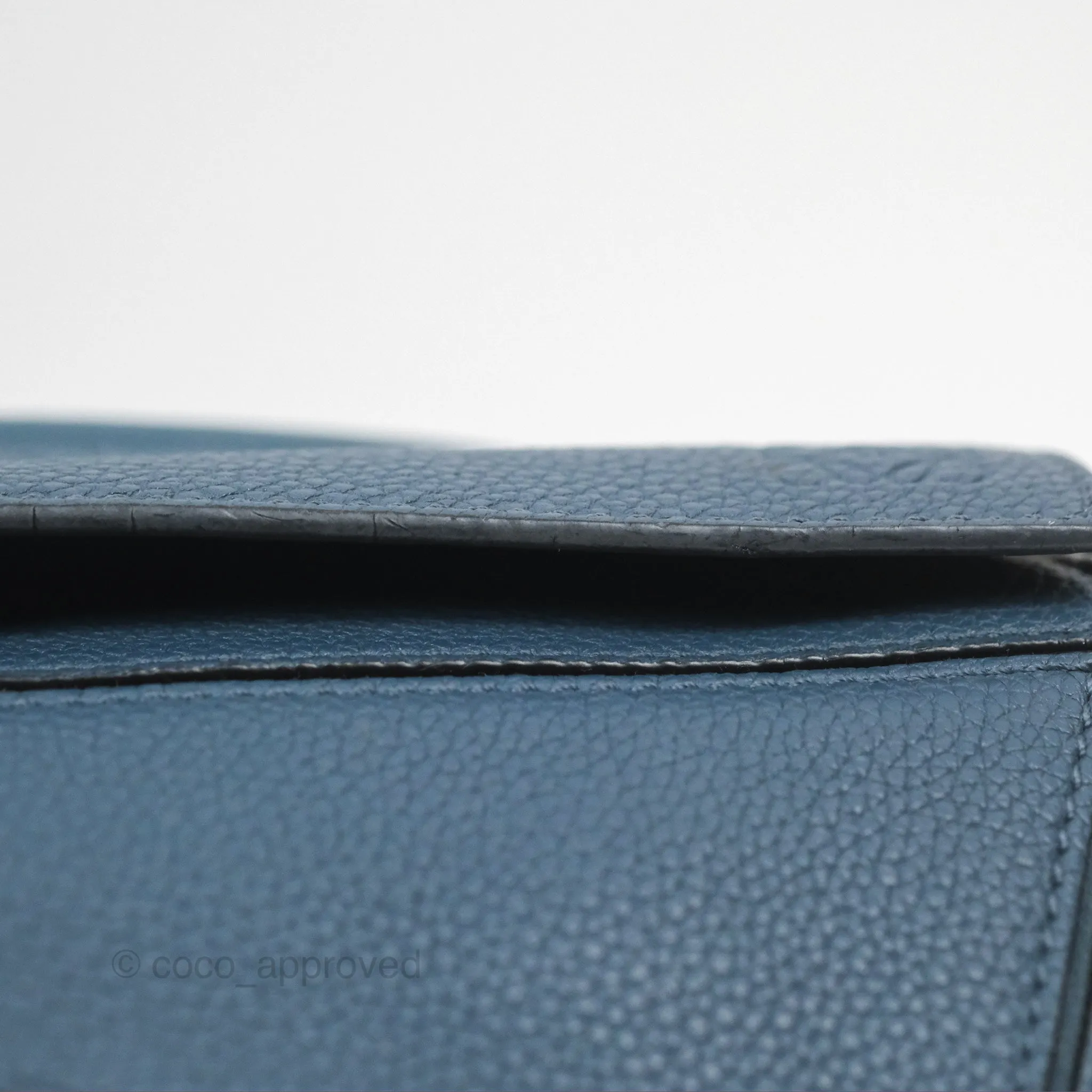 Loewe Small Puzzle Bag Navy Grained Calfskin