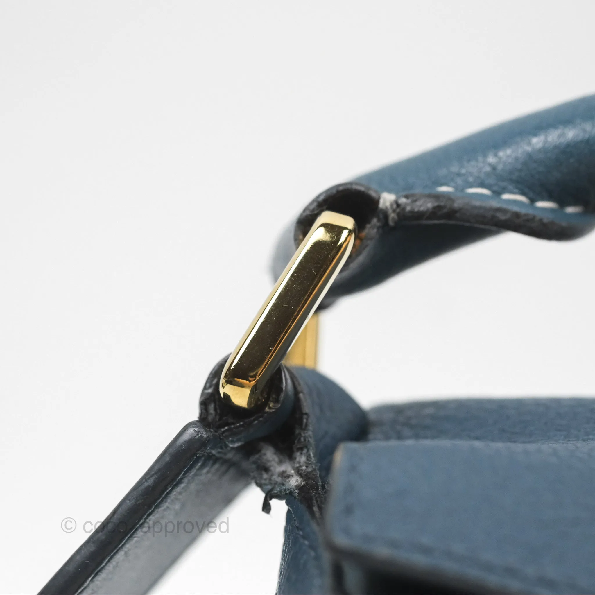 Loewe Small Puzzle Bag Navy Grained Calfskin