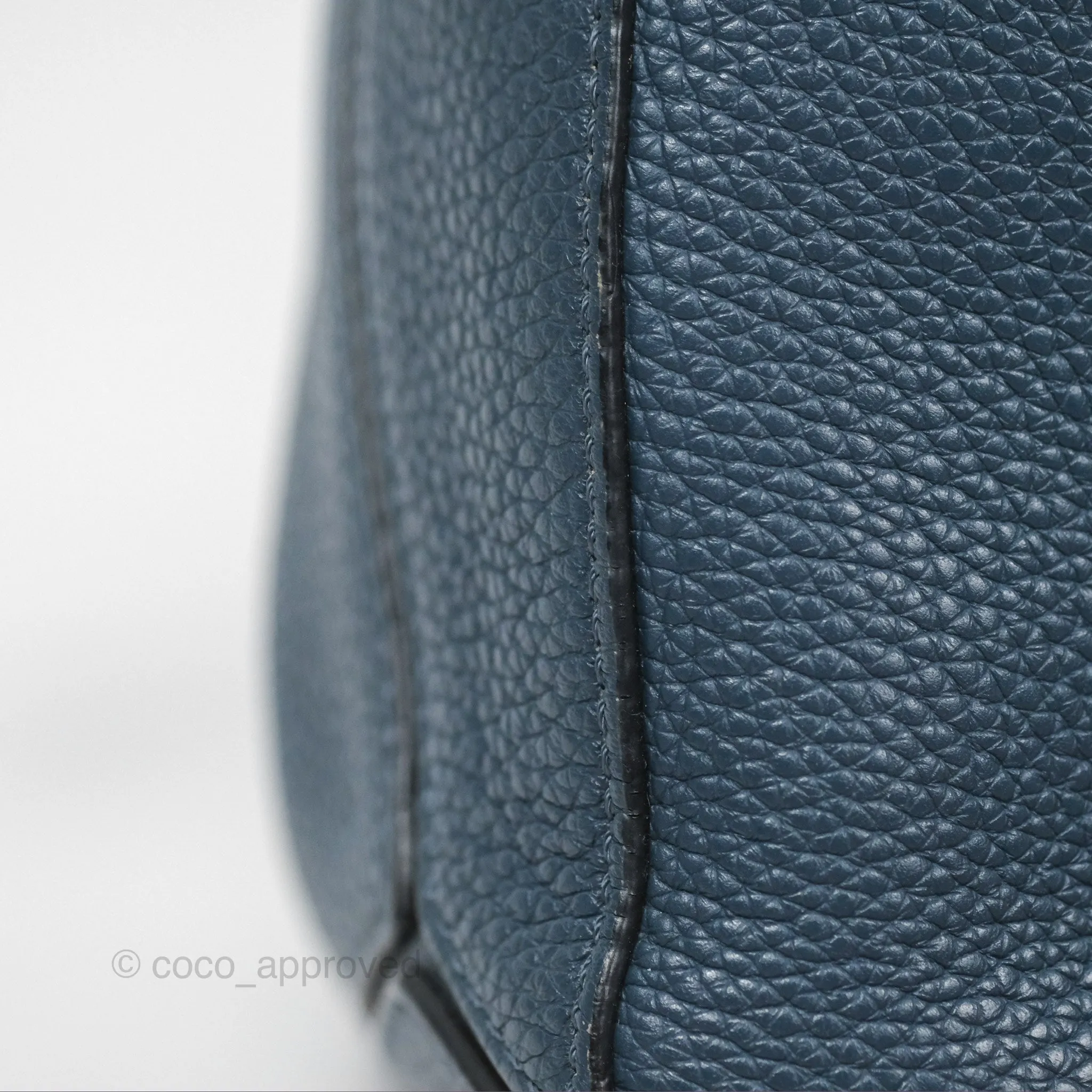 Loewe Small Puzzle Bag Navy Grained Calfskin