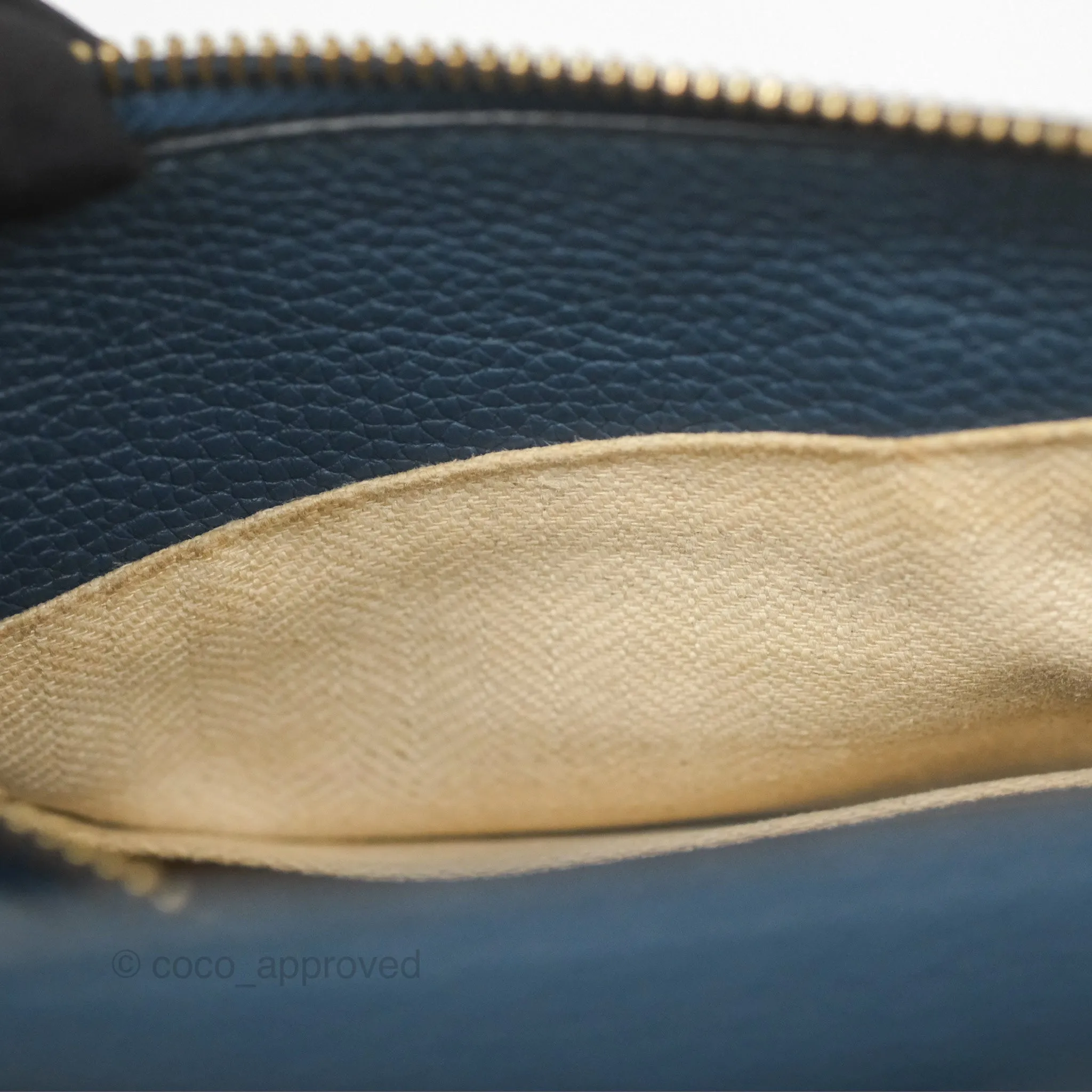 Loewe Small Puzzle Bag Navy Grained Calfskin