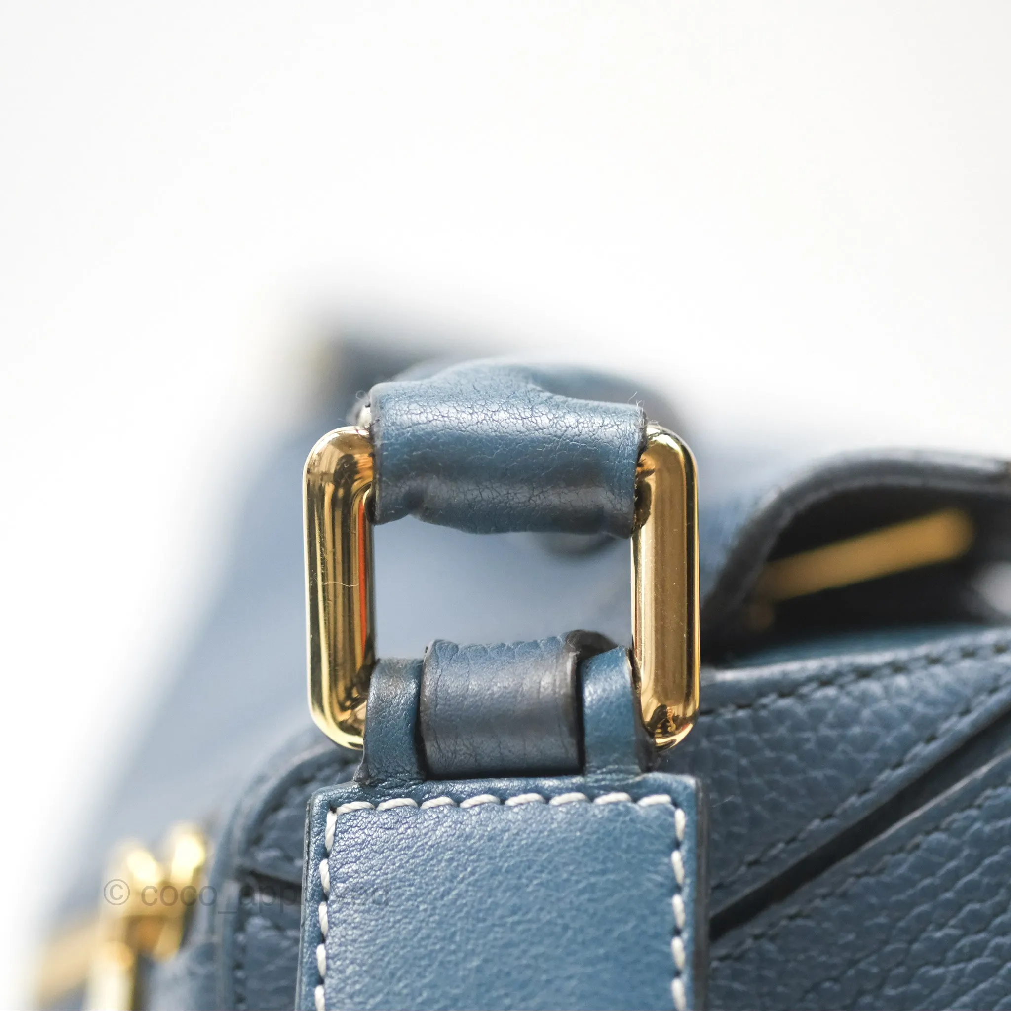 Loewe Small Puzzle Bag Navy Grained Calfskin