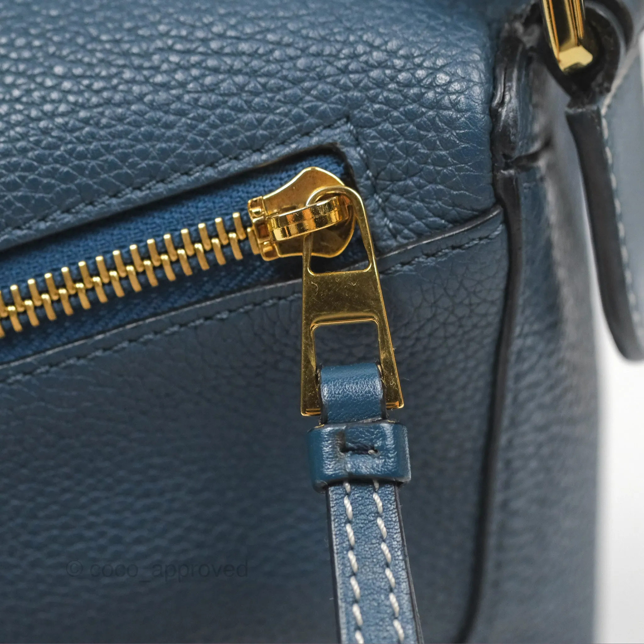 Loewe Small Puzzle Bag Navy Grained Calfskin