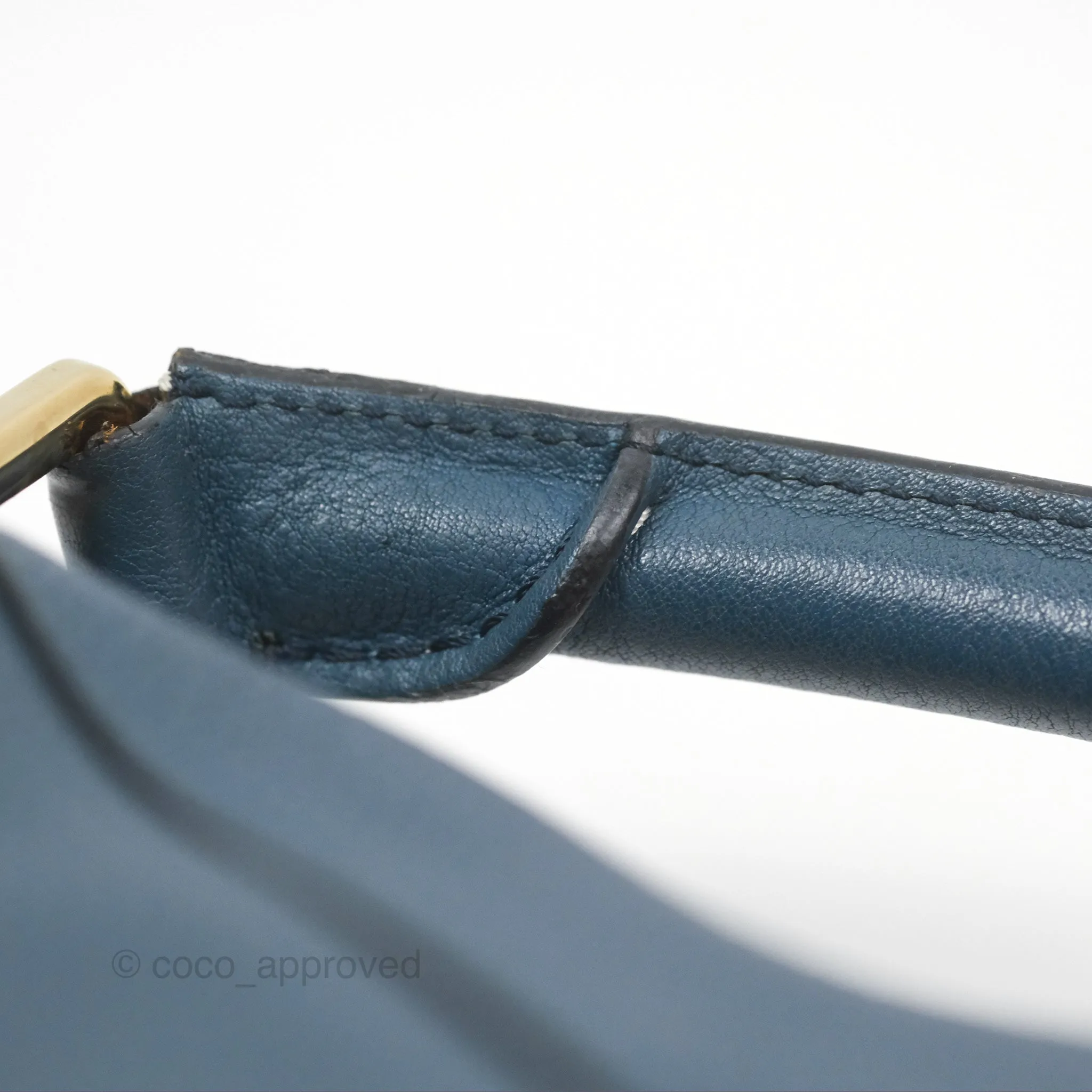 Loewe Small Puzzle Bag Navy Grained Calfskin